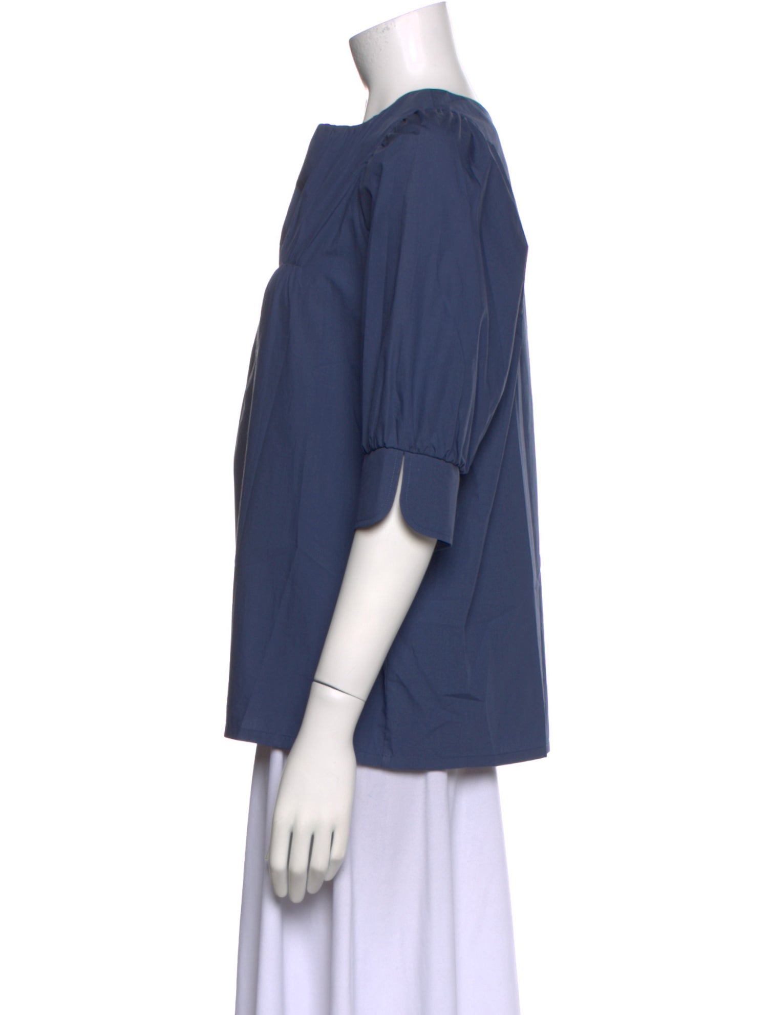 Atlantique Ascoli Bateau Neckline Three-Quarter Sleeve Blouse w/ Tags