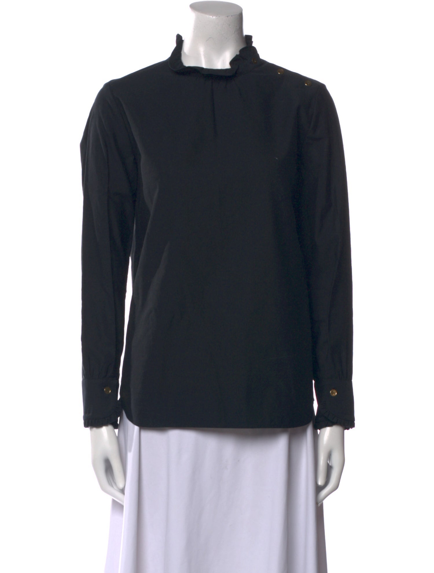 Atlantique Ascoli Mock Neck Long Sleeve Sweatshirt