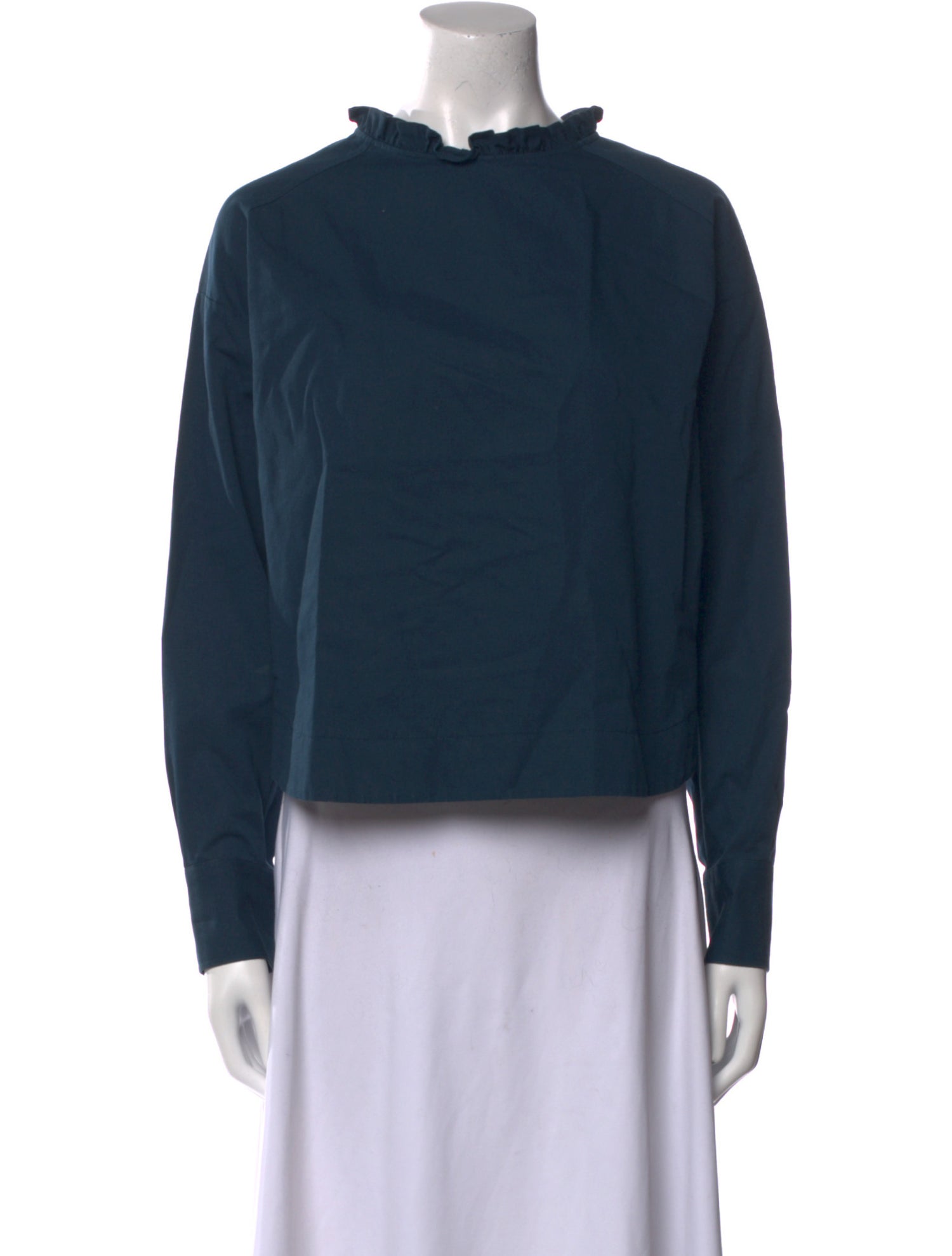 Atlantique Ascoli Mock Neck Long Sleeve Sweatshirt
