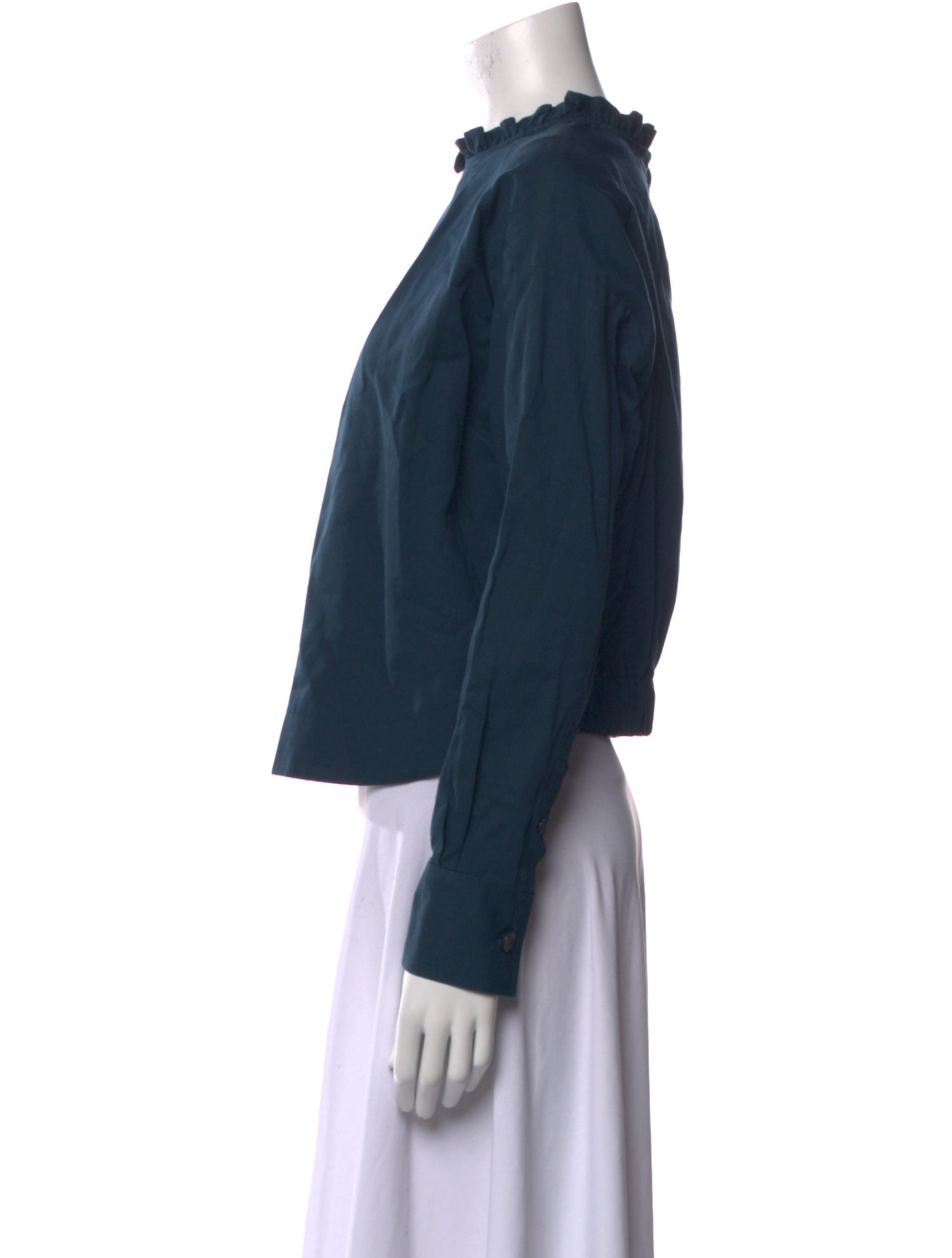 Atlantique Ascoli Mock Neck Long Sleeve Sweatshirt