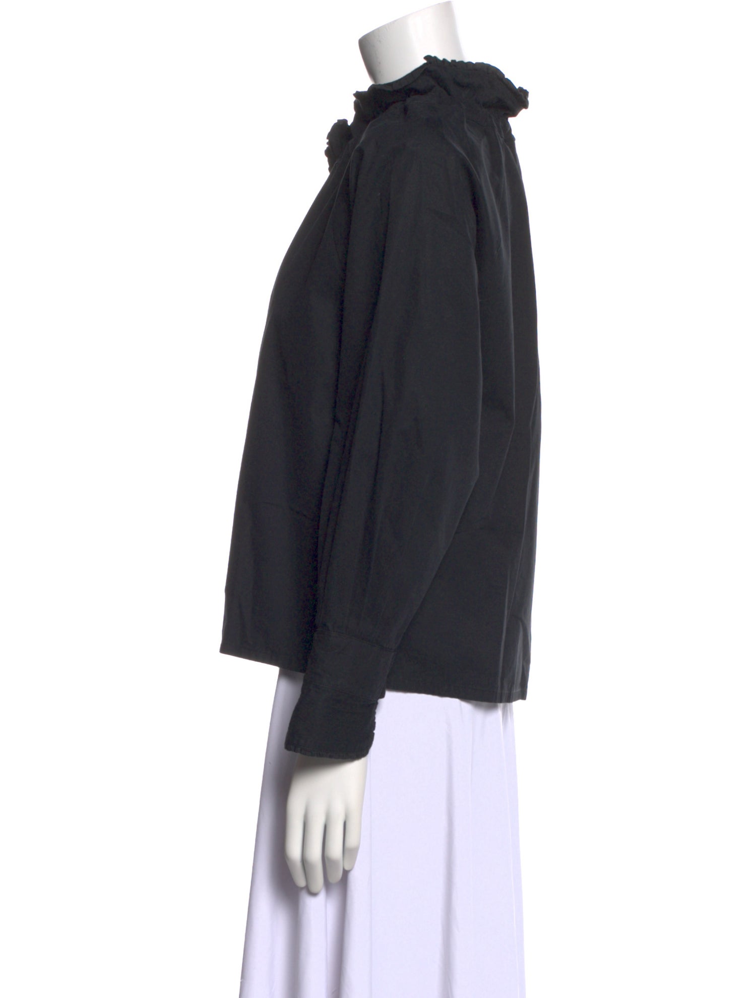 Atlantique Ascoli Mock Neck Long Sleeve Sweatshirt