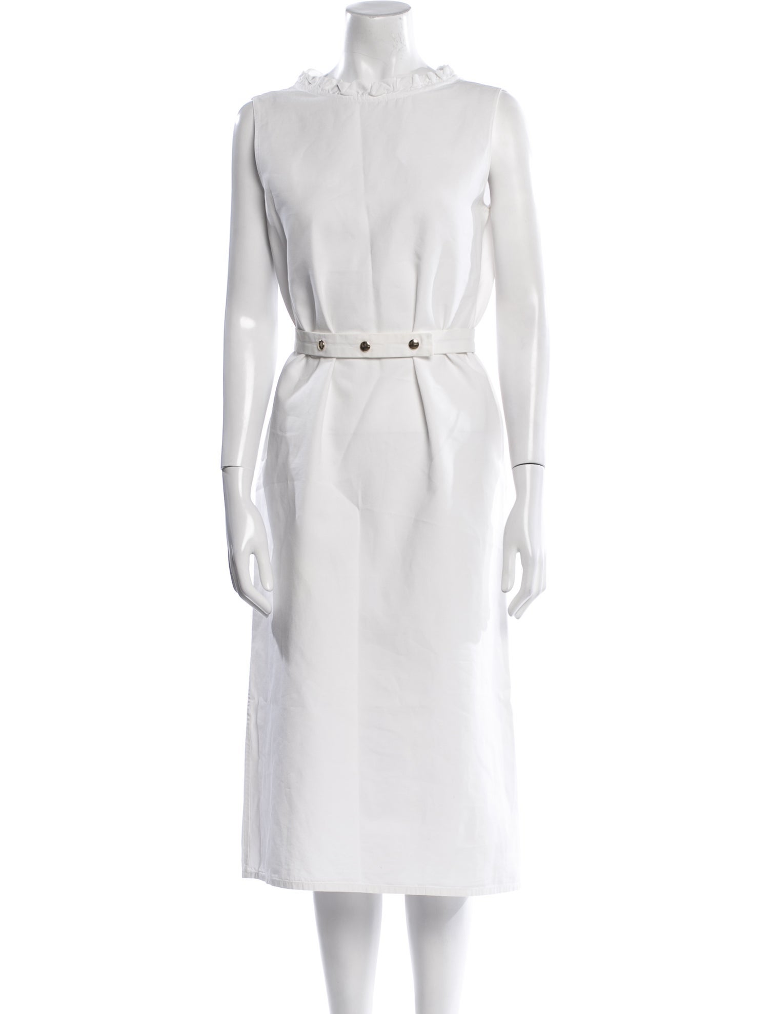 Atlantique Ascoli Bateau Neckline Midi Length Dress