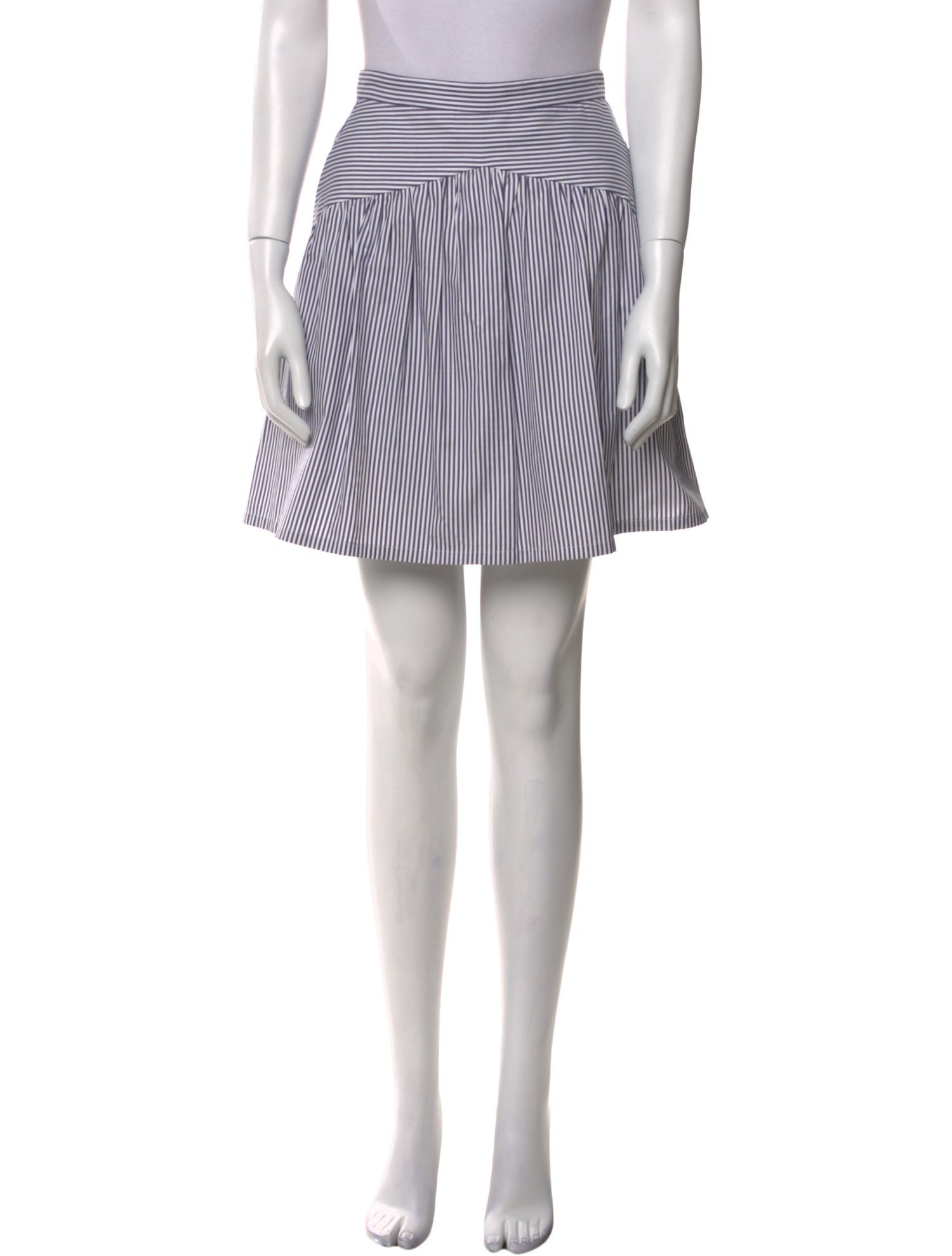 Atlantique Ascoli Striped Mini Skirt