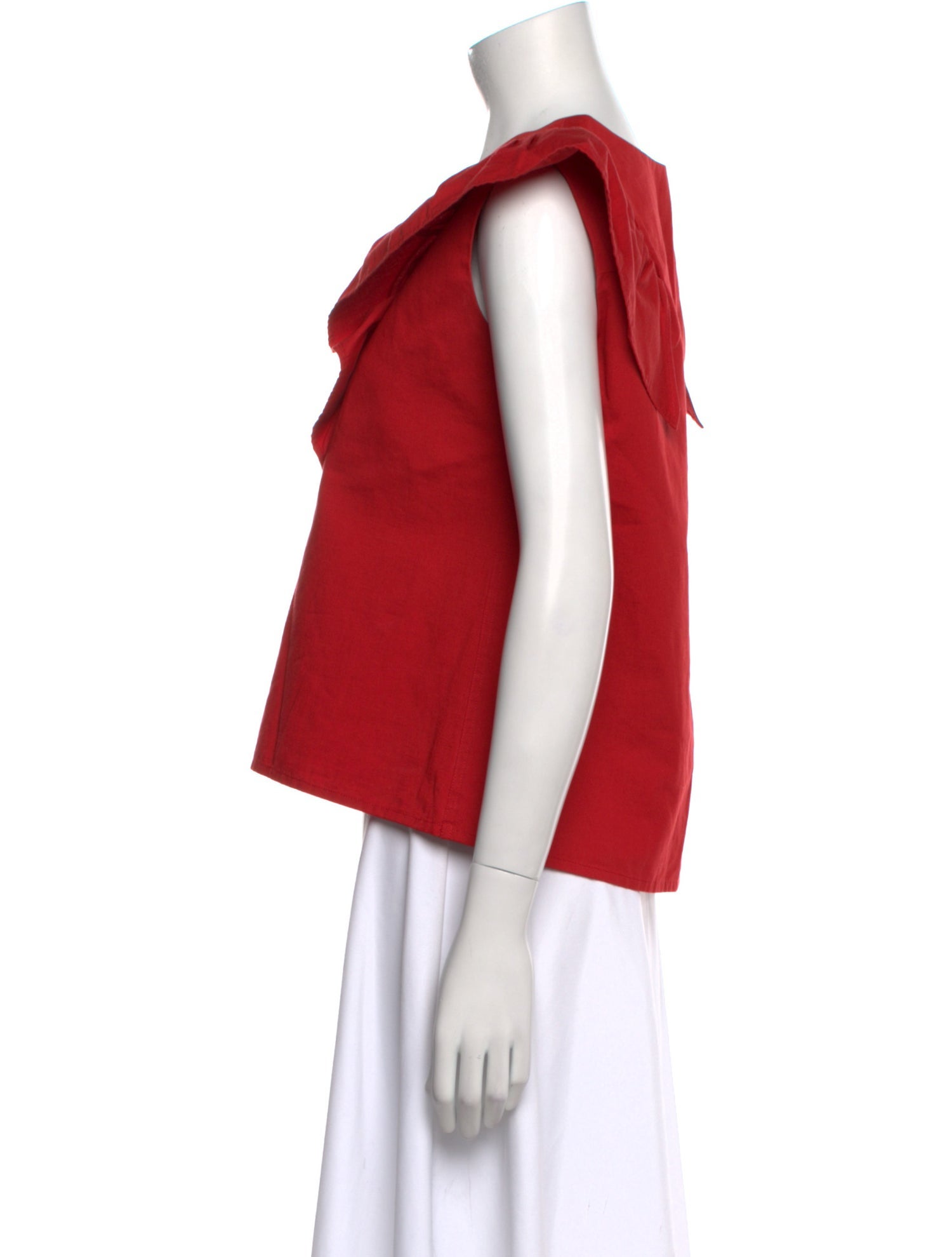 Atlantique Ascoli Bateau Neckline Short Sleeve Blouse