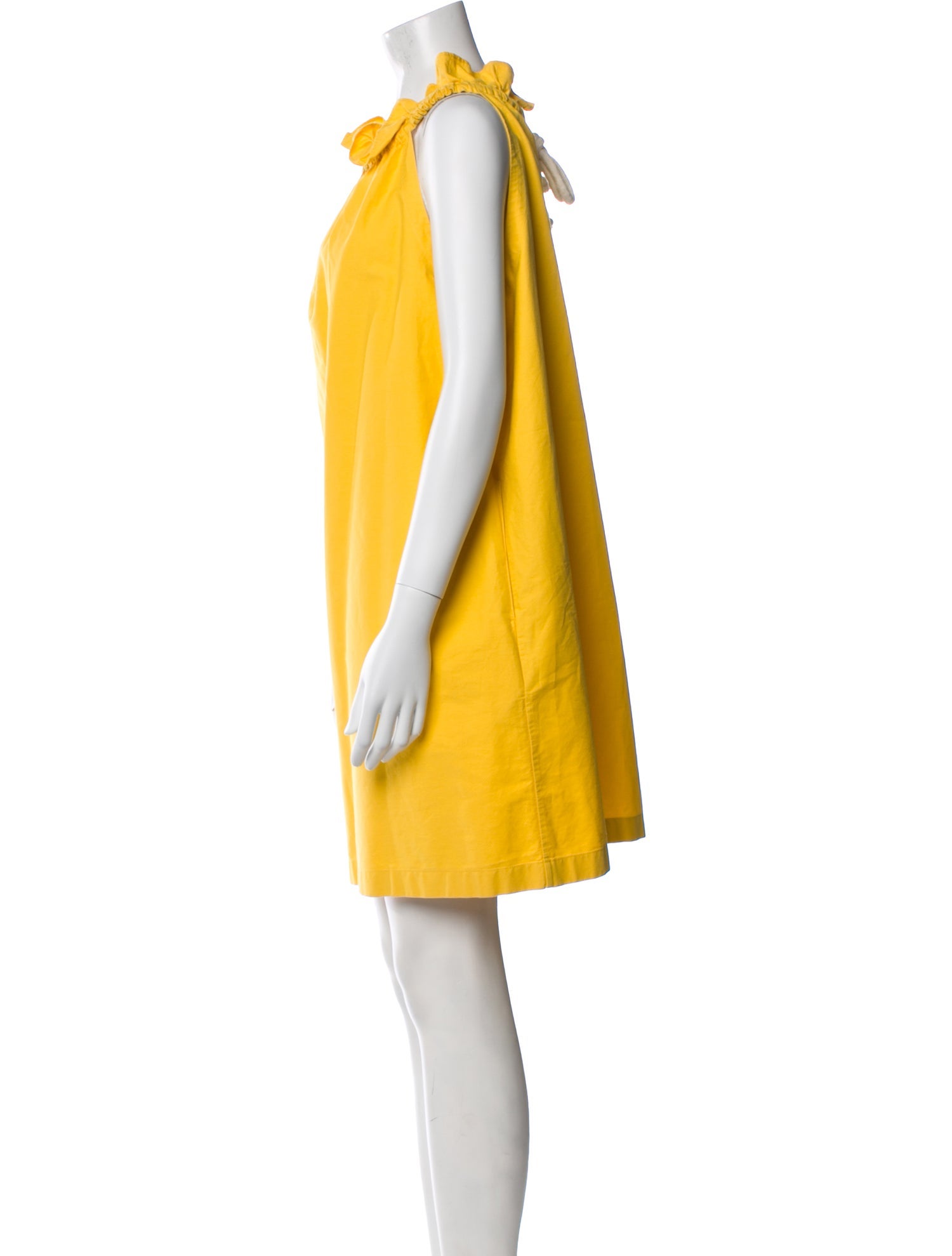 Atlantique Ascoli Square Neckline Mini Dress