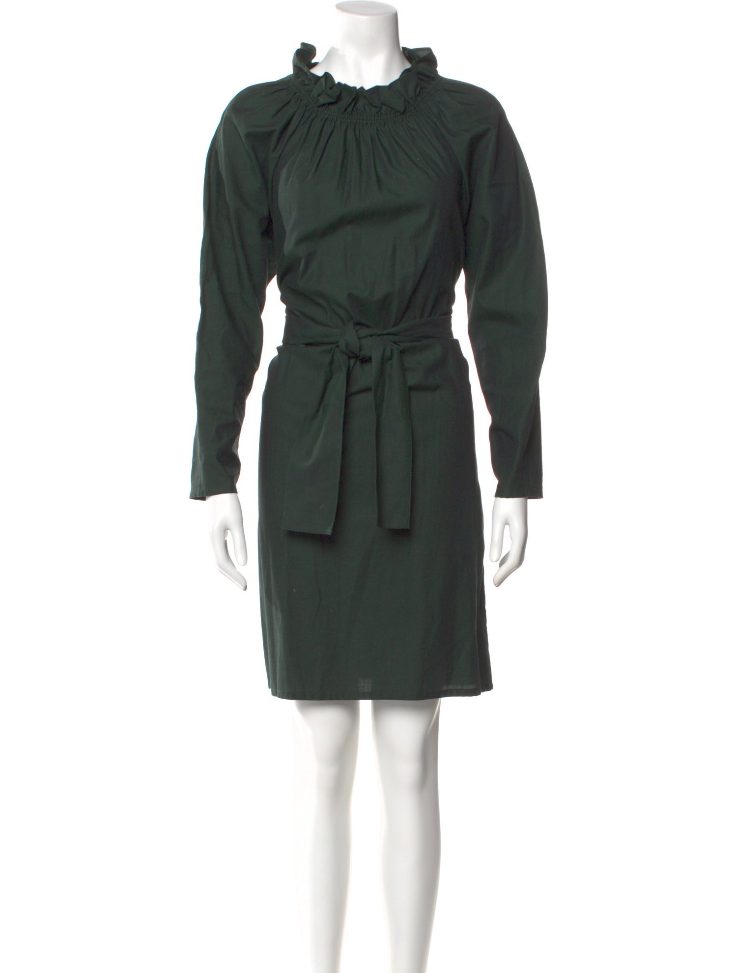 Atlantique Ascoli Mock Neck Mini Dress