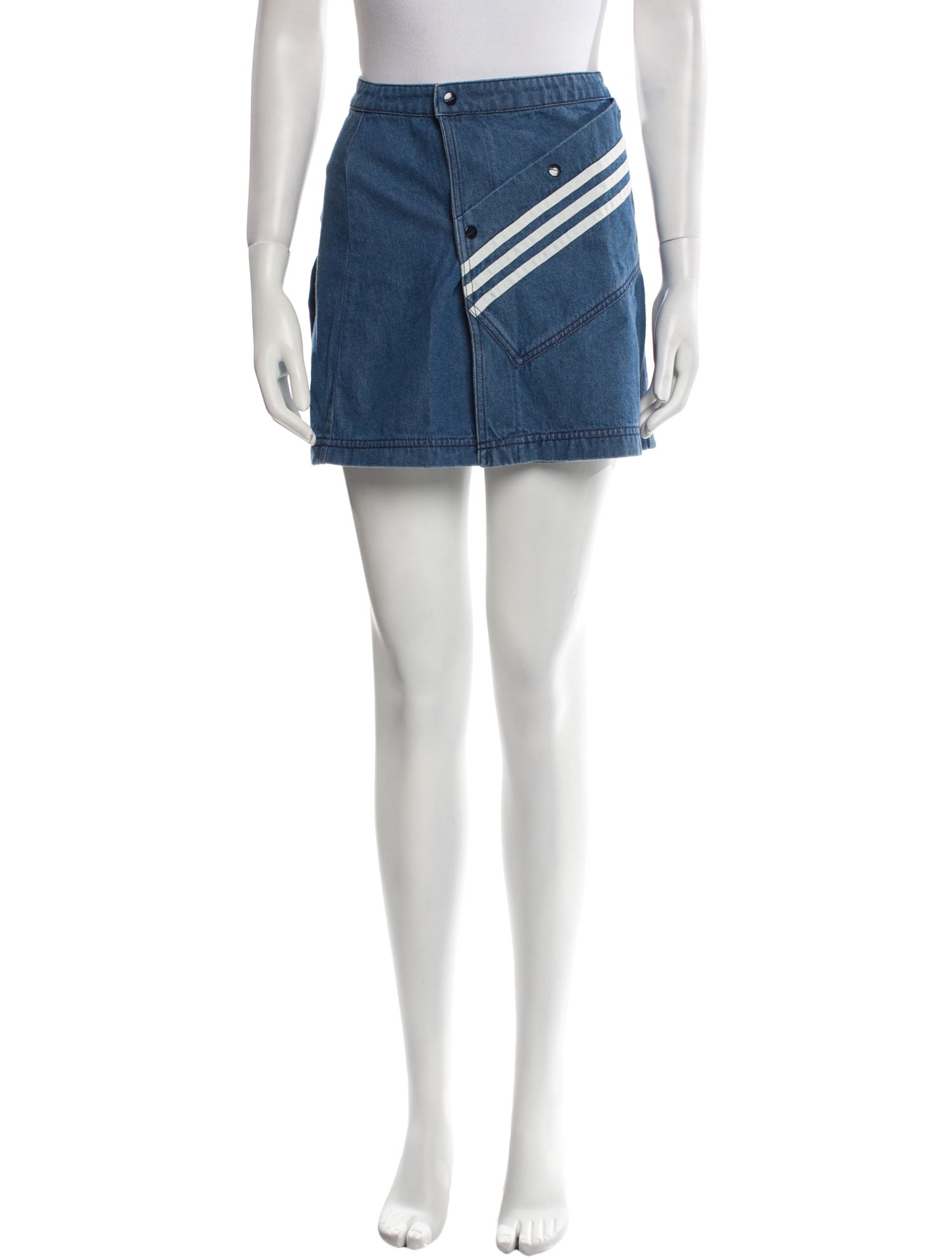 Adidas x Daniëlle Cathari Striped Mini Skirt - Blue Skirts