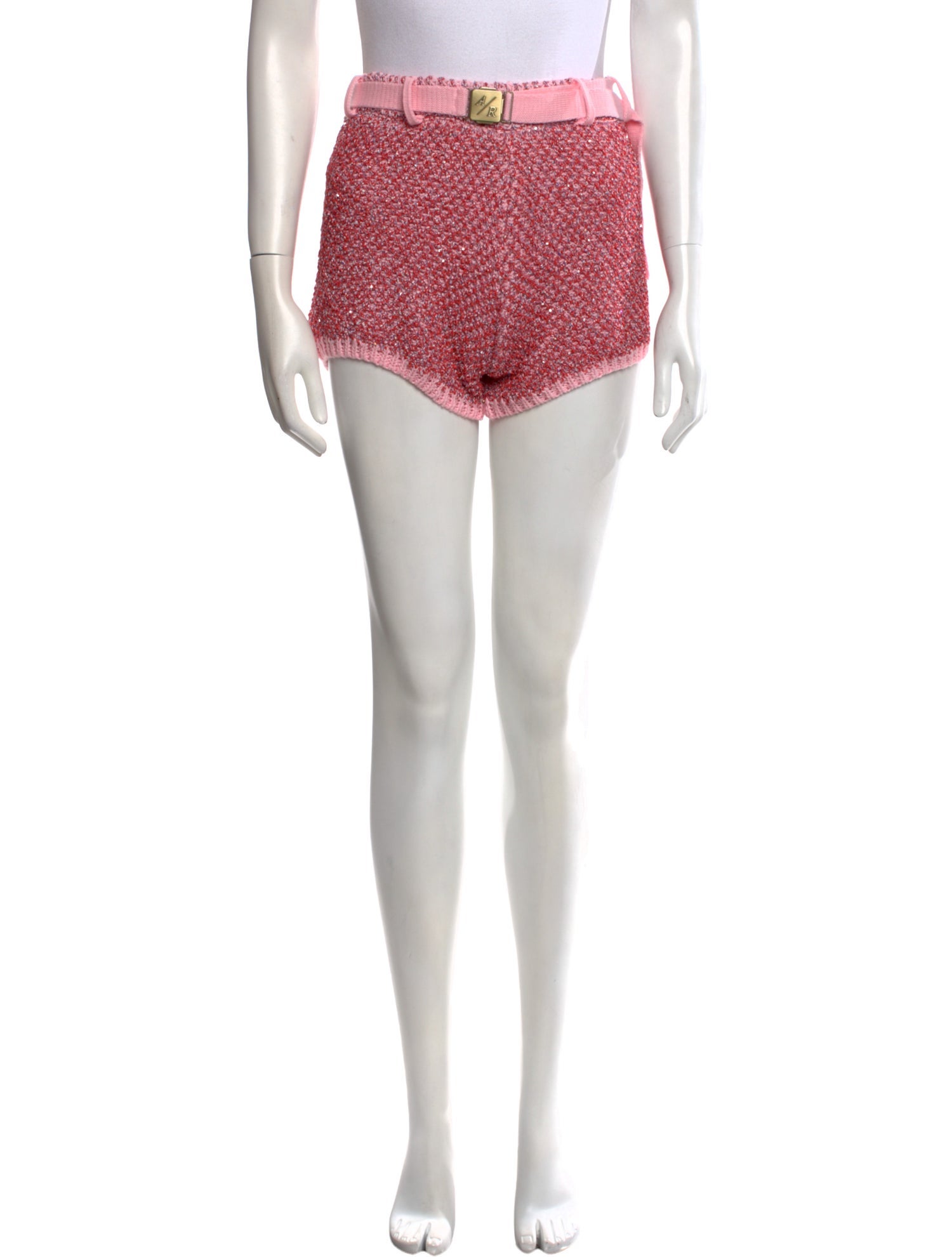 Asta Resort Tweed Pattern Mini Shorts w/ Tags