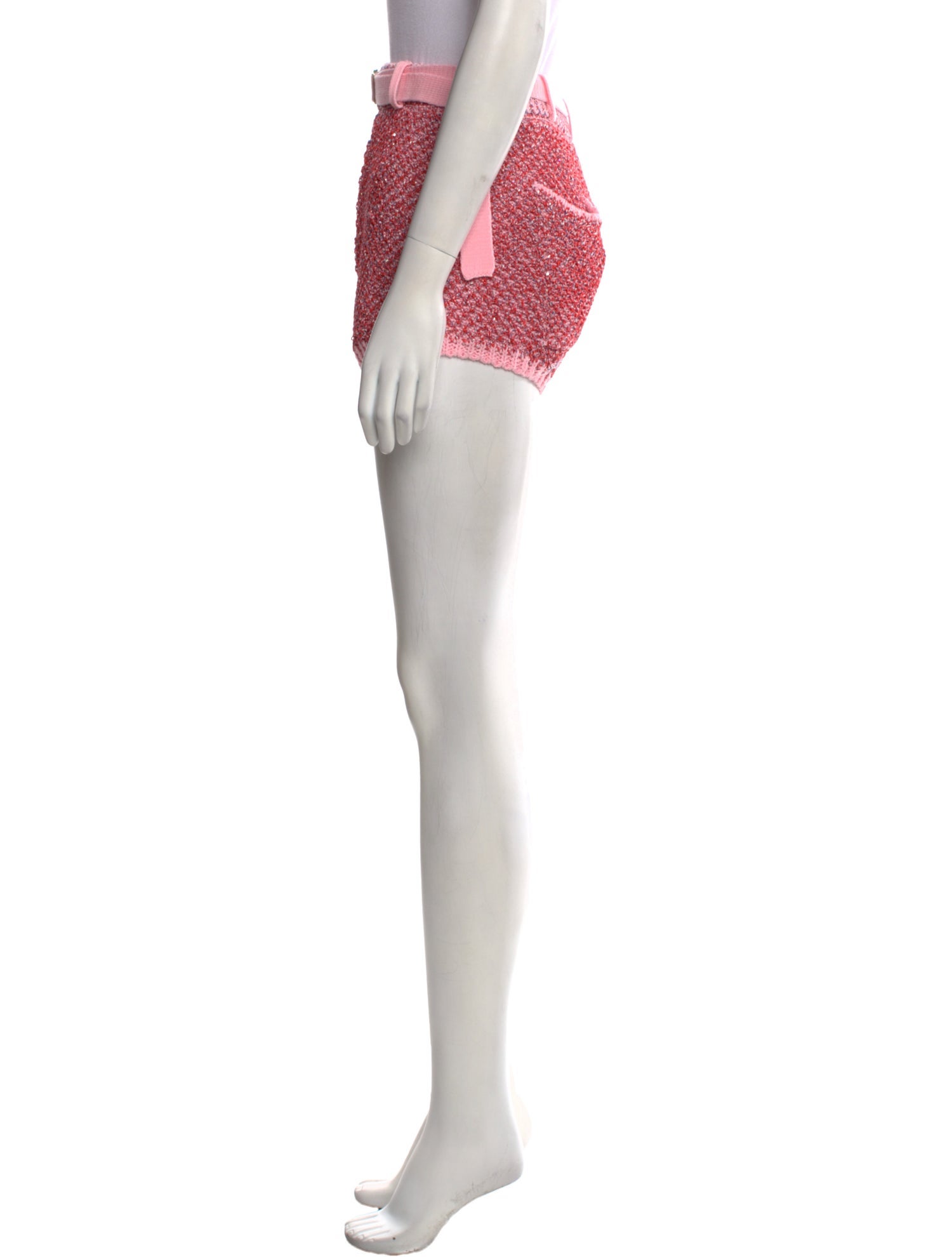 Asta Resort Tweed Pattern Mini Shorts w/ Tags