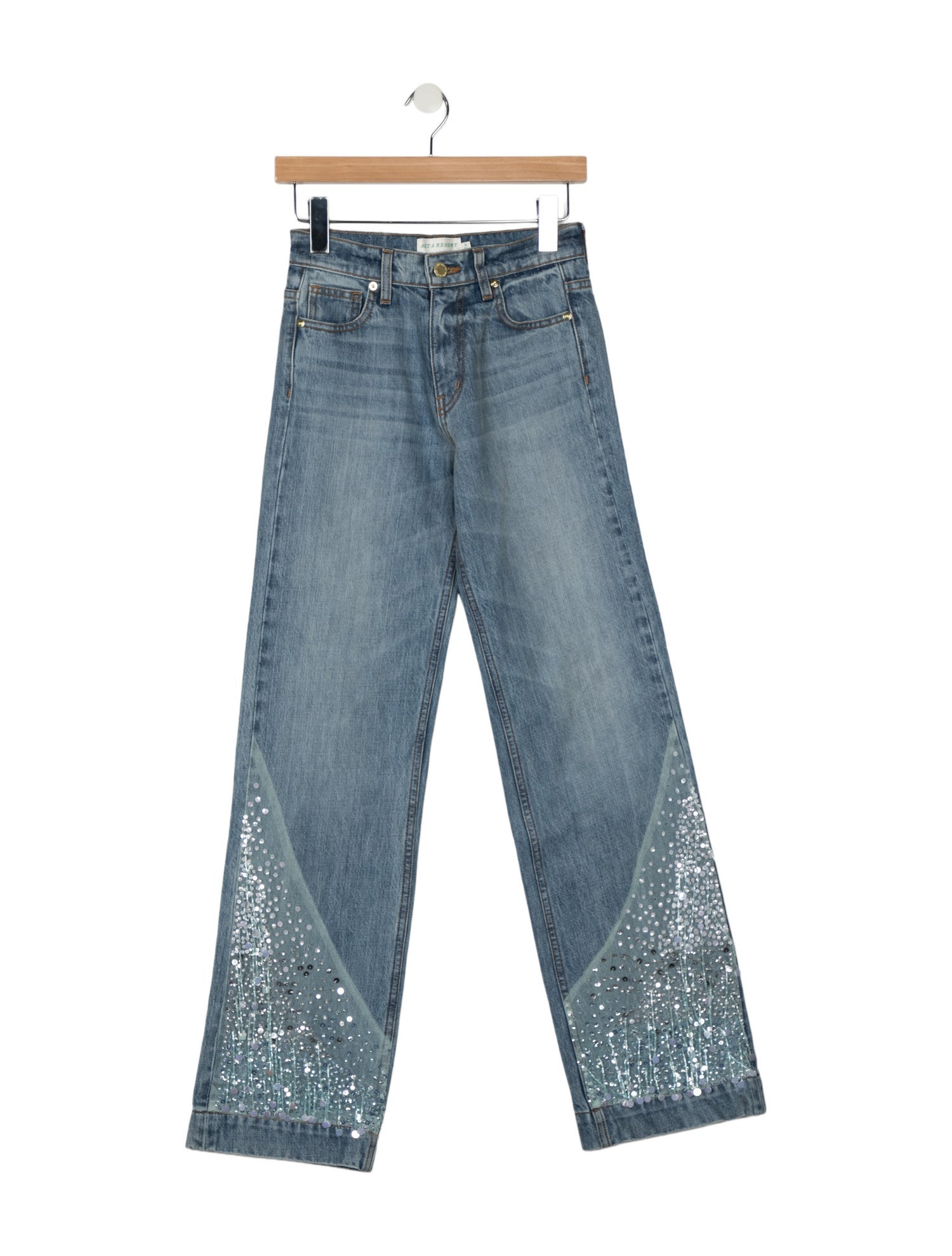 Asta Resort Mid-Rise Wide Leg Jeans