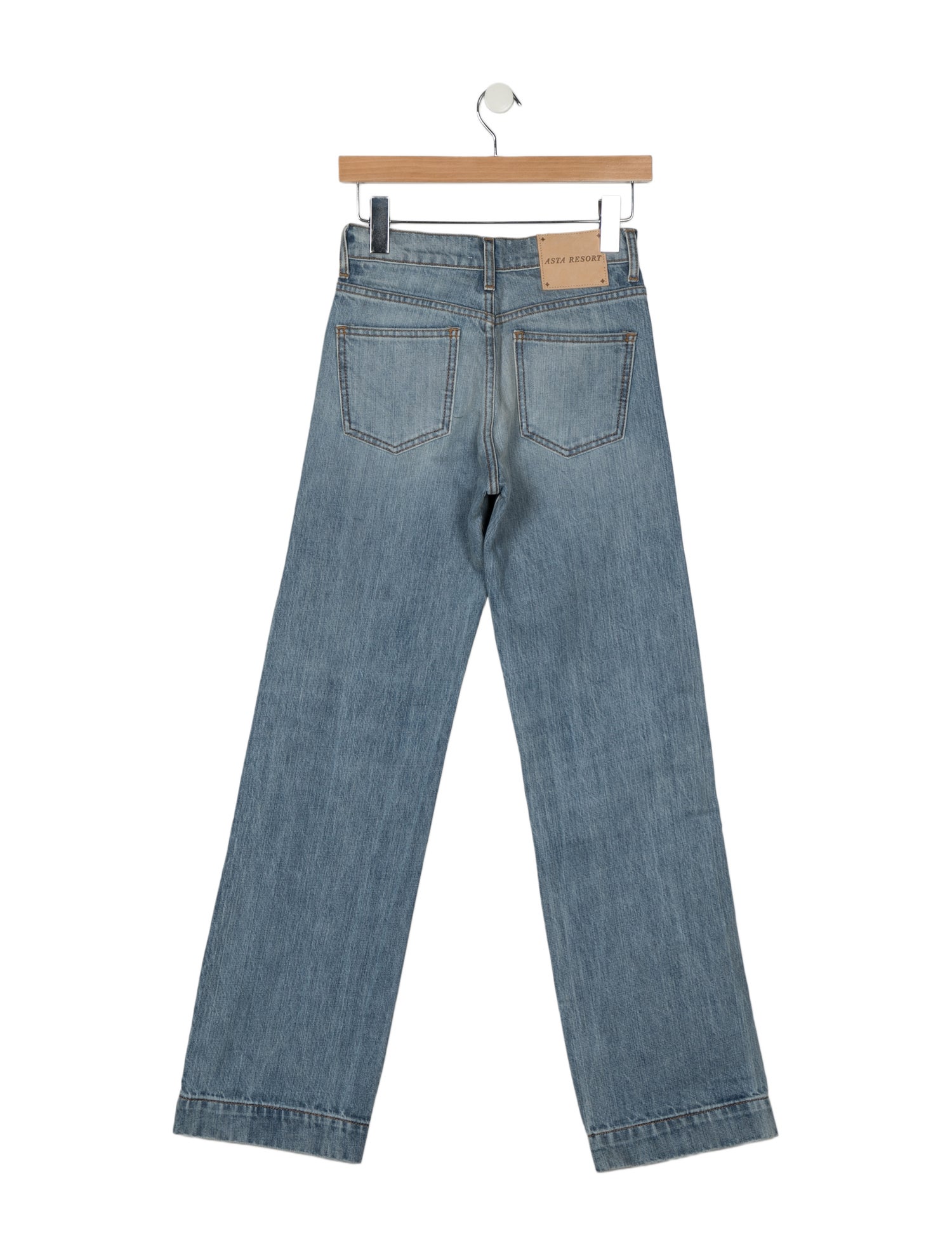 Asta Resort Mid-Rise Wide Leg Jeans