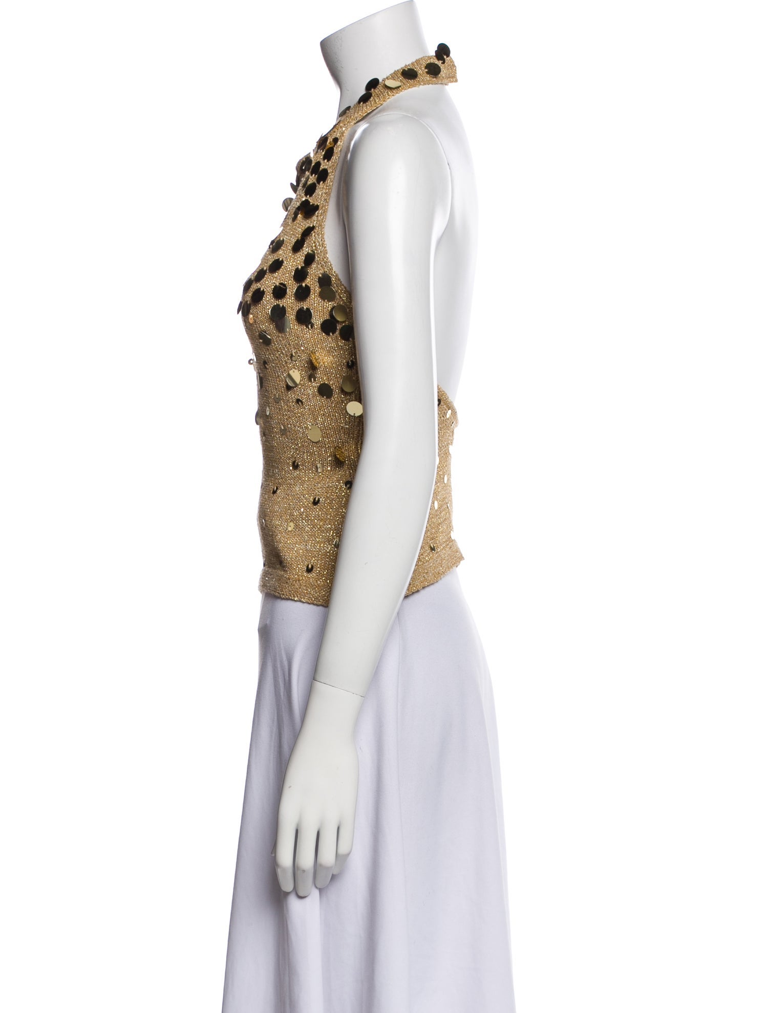Asta Resort Animal Print Halterneck Crop Top w/ Tags