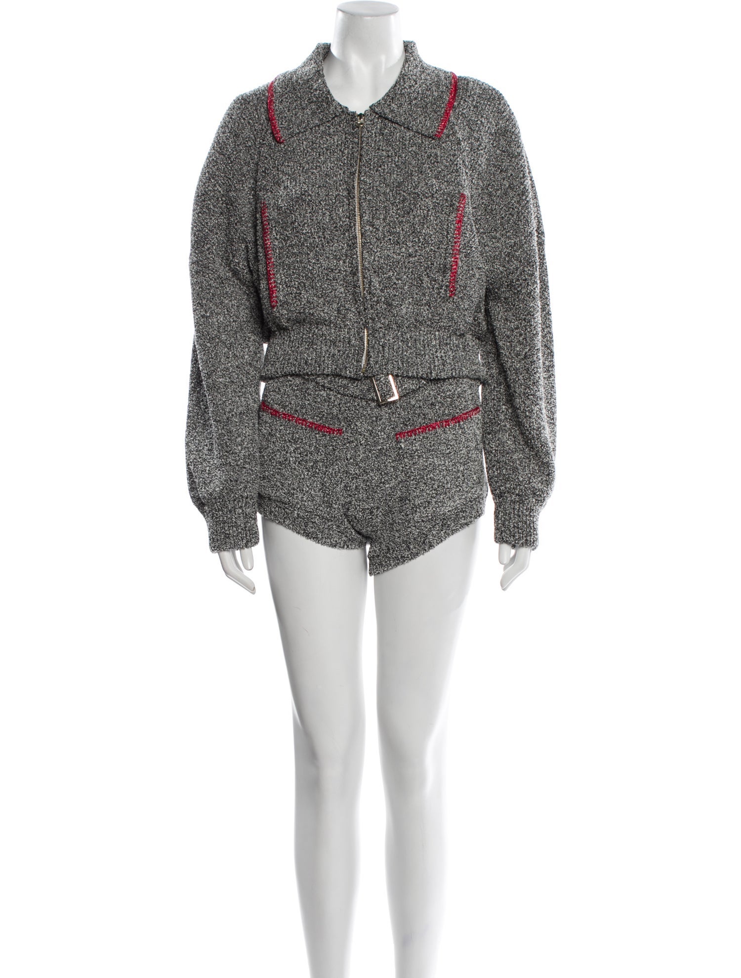 Asta Resort Tweed Pattern Short Set