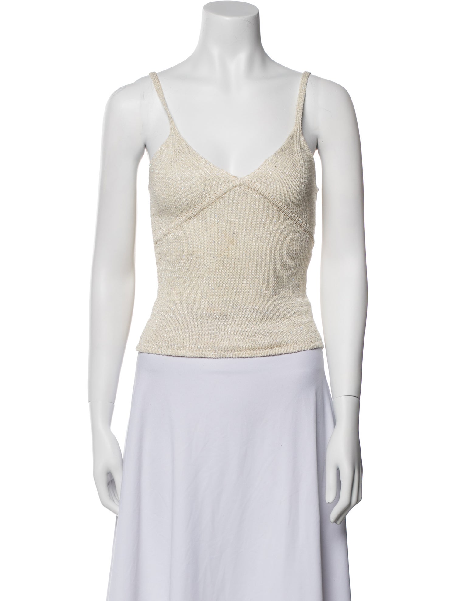 Asta Resort V-Neck Sleeveless Crop Top