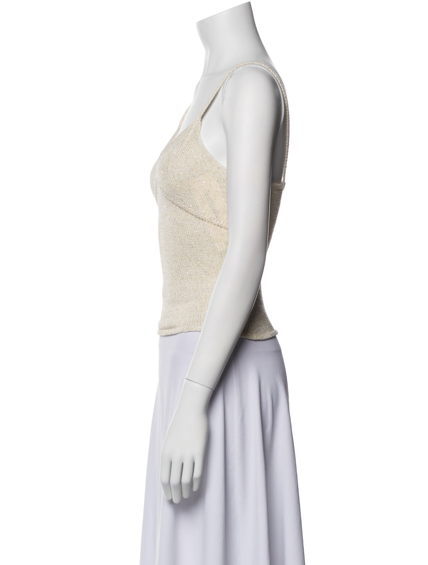 Asta Resort V-Neck Sleeveless Crop Top