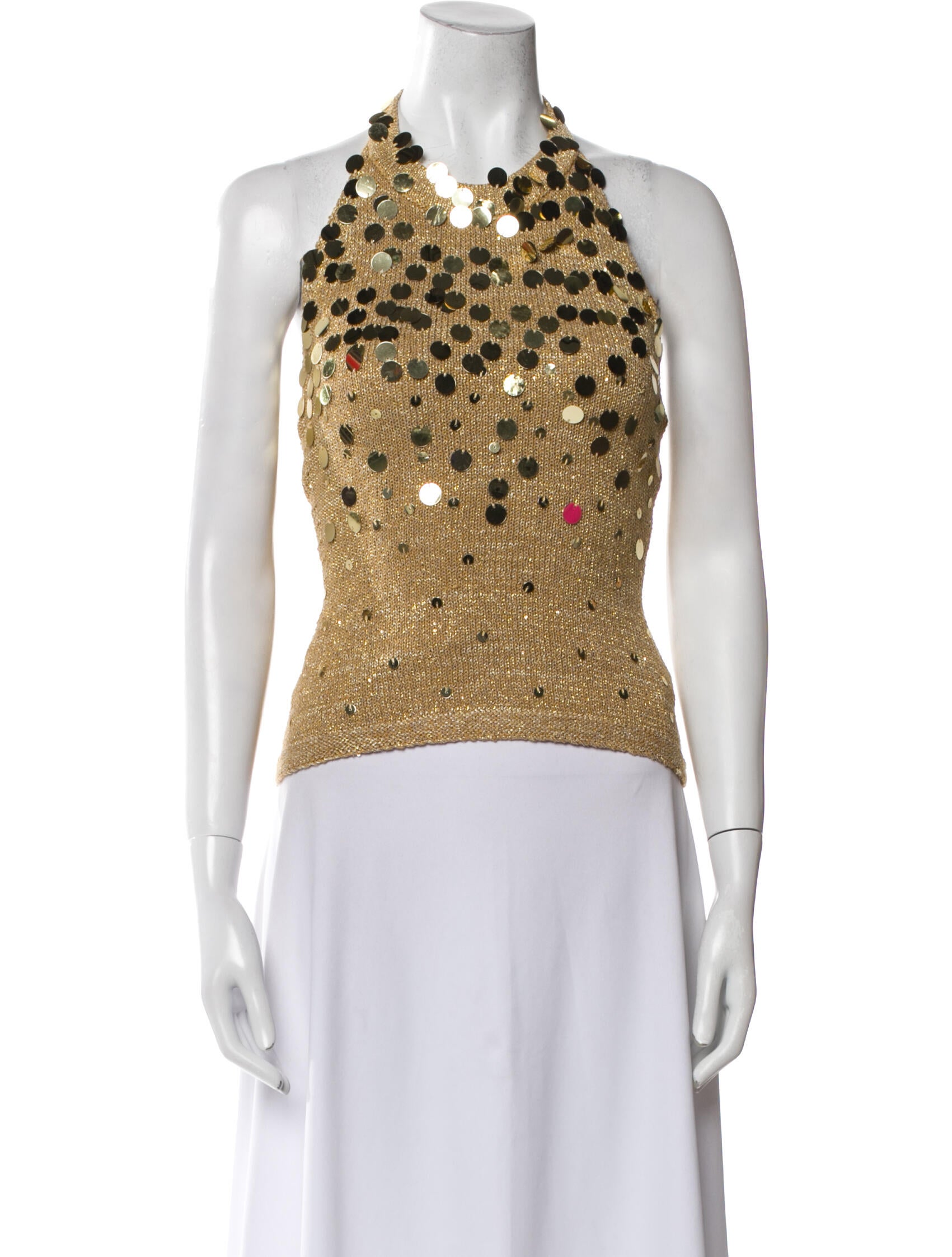 Asta Resort Printed Halterneck Crop Top w/ Tags