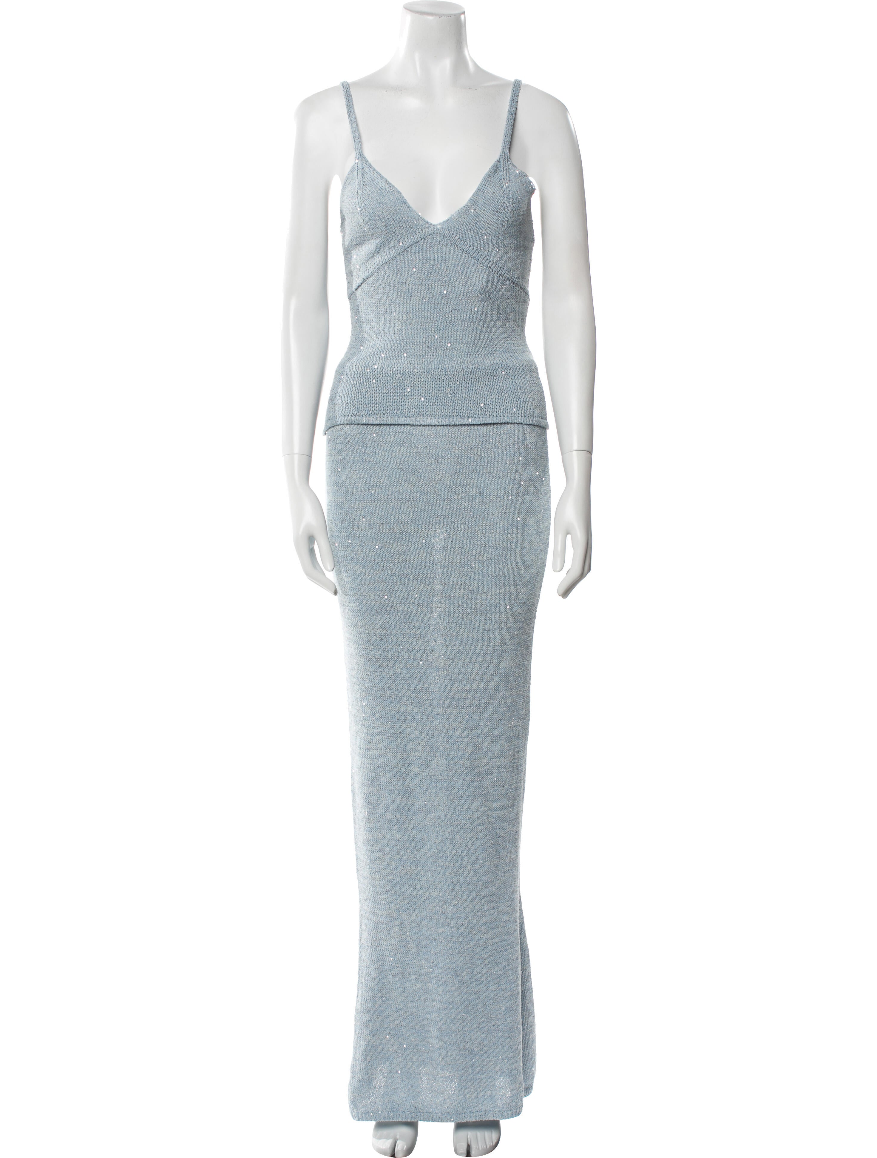 Asta Resort Printed Glitter Accents Skirt Set w/ Tags