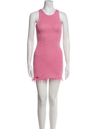 Asta Resort Crew Neck Mini Dress