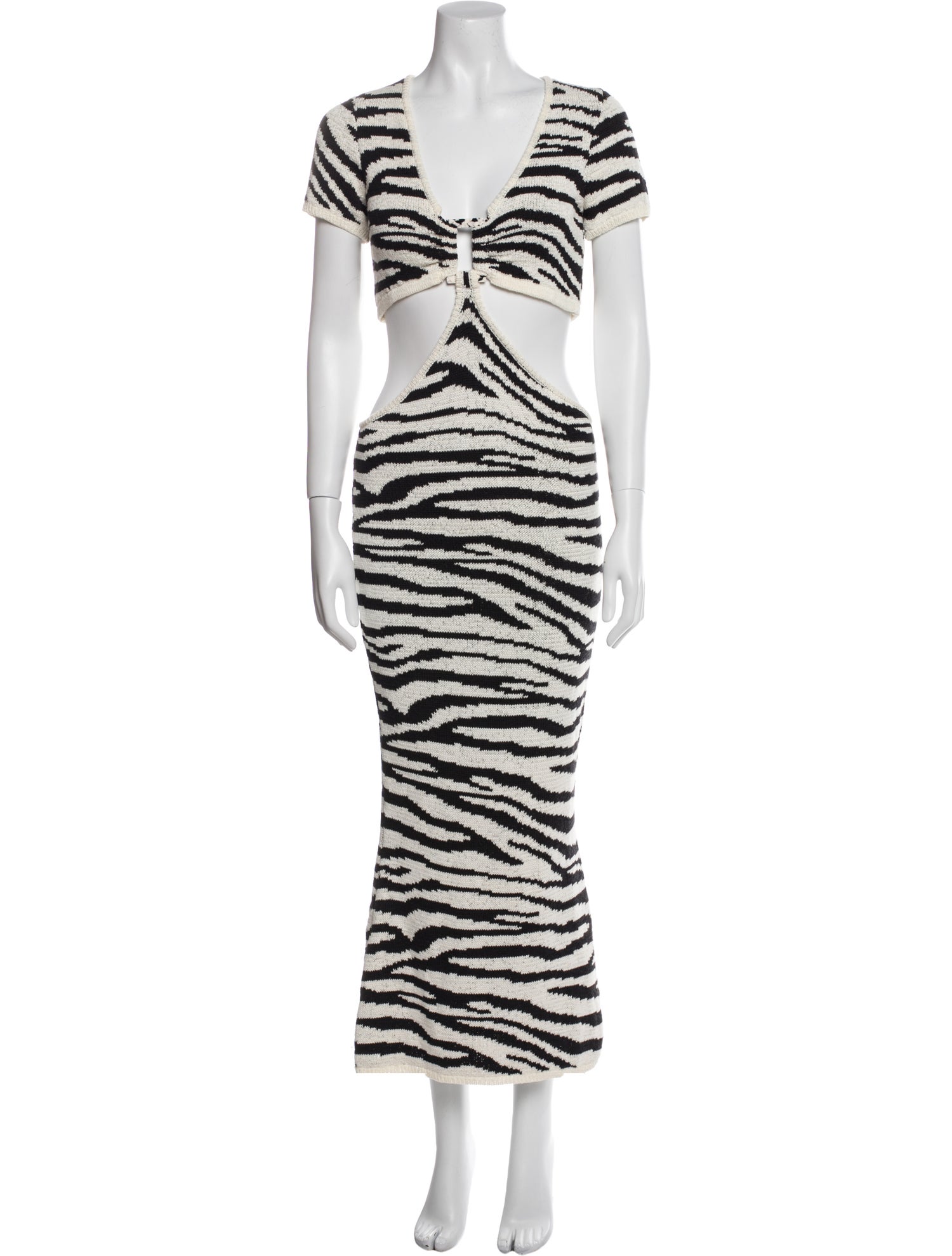 Asta Resort Animal Print Long Dress w/ Tags