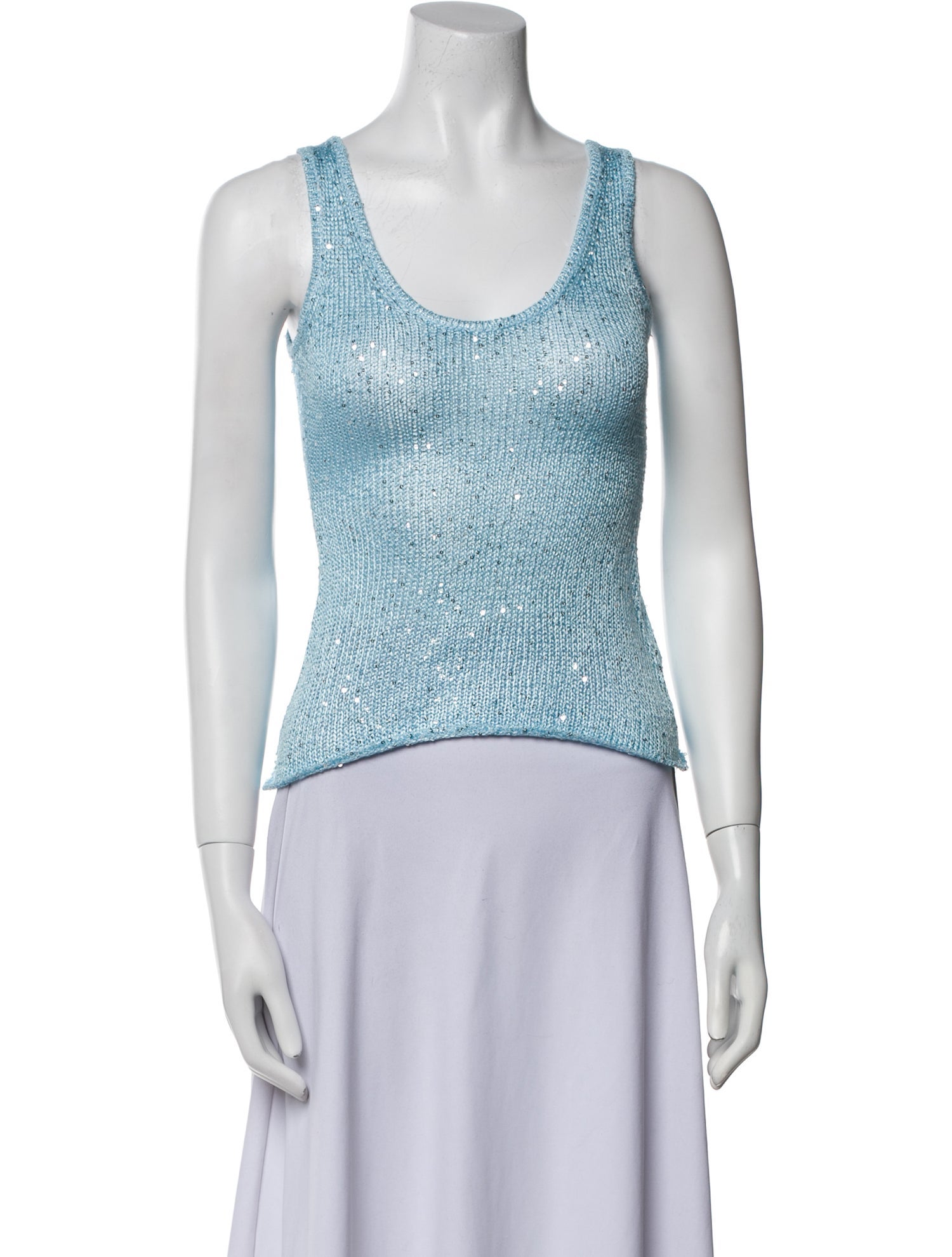 Asta Resort Scoop Neck Sleeveless Top