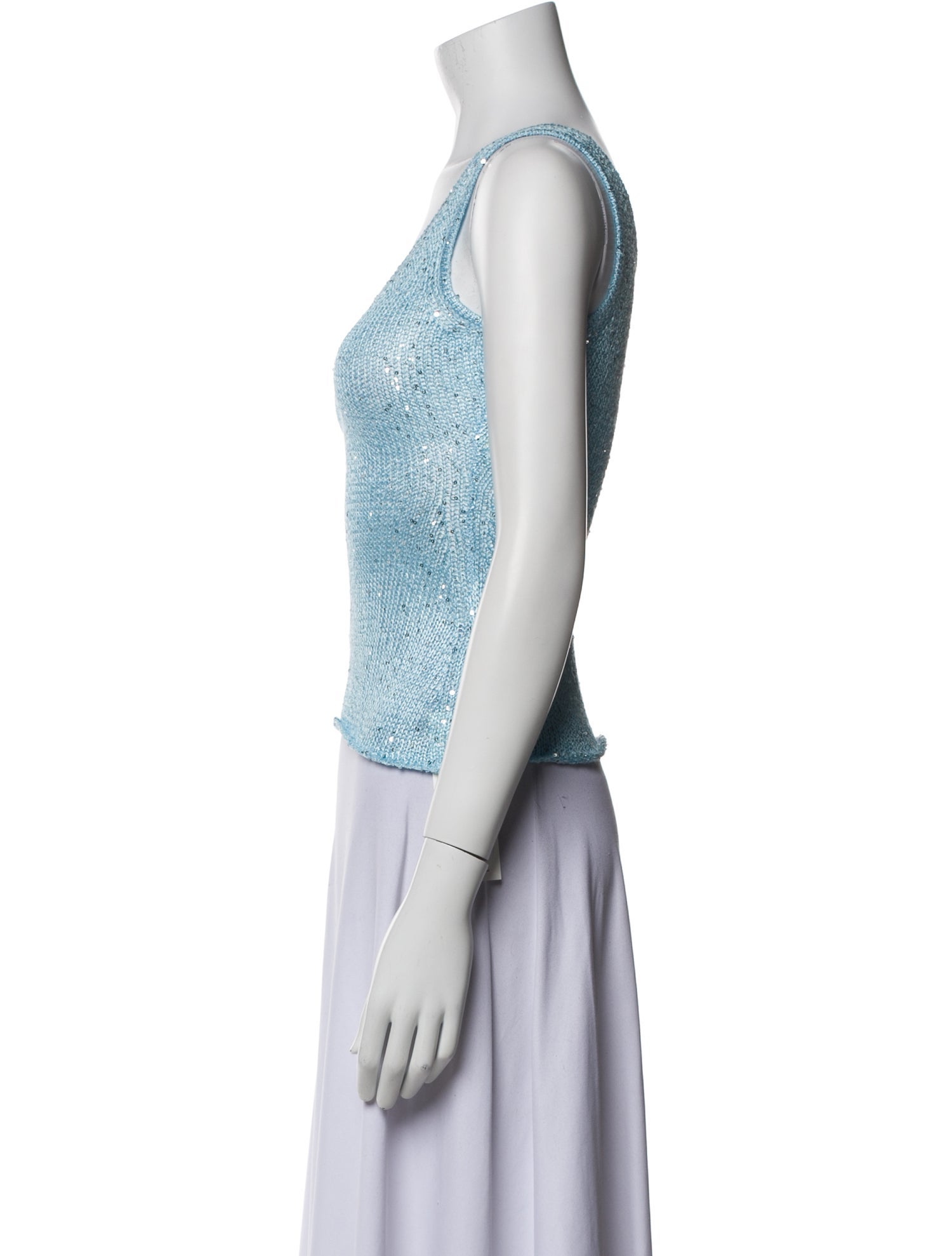 Asta Resort Scoop Neck Sleeveless Top