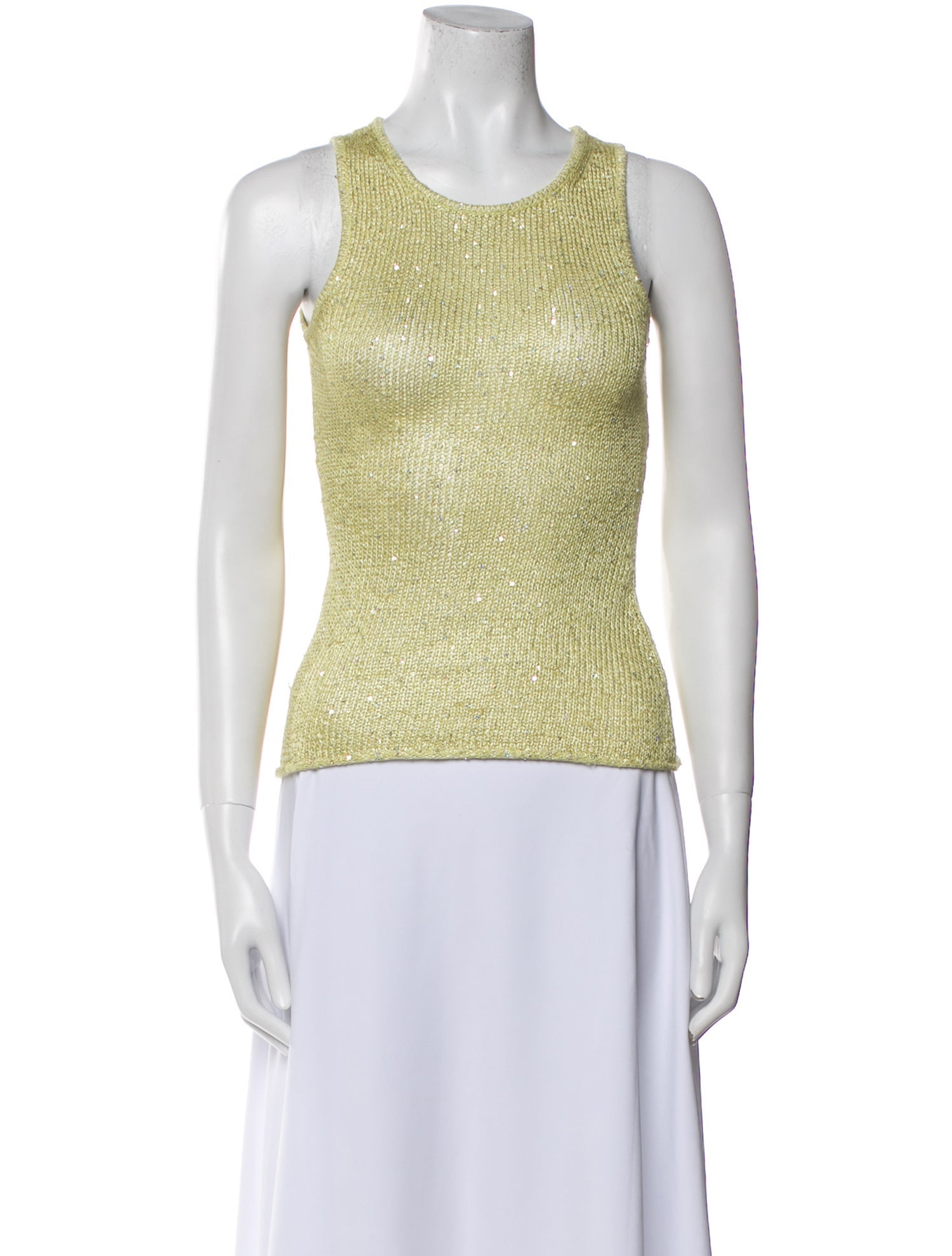 Asta Resort Scoop Neck Sleeveless Top