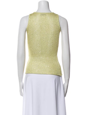 Asta Resort Scoop Neck Sleeveless Top