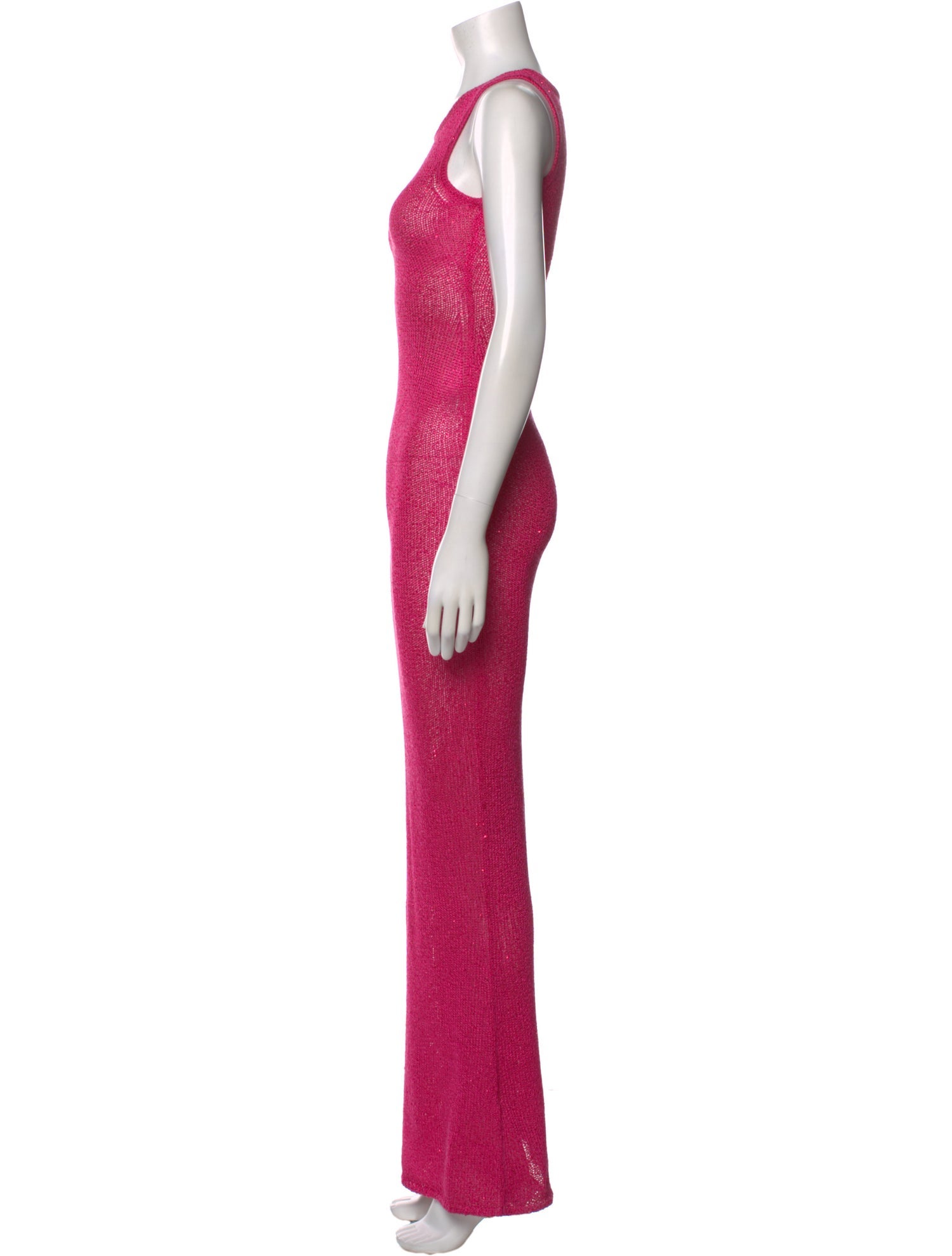 Asta Resort Scoop Neck Long Dress in Pink, Women's XS Asta Resort Scoop Neck Long Dress in Pink, Women's XS
