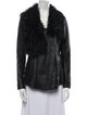 Ashley B Shearling Biker Jacket