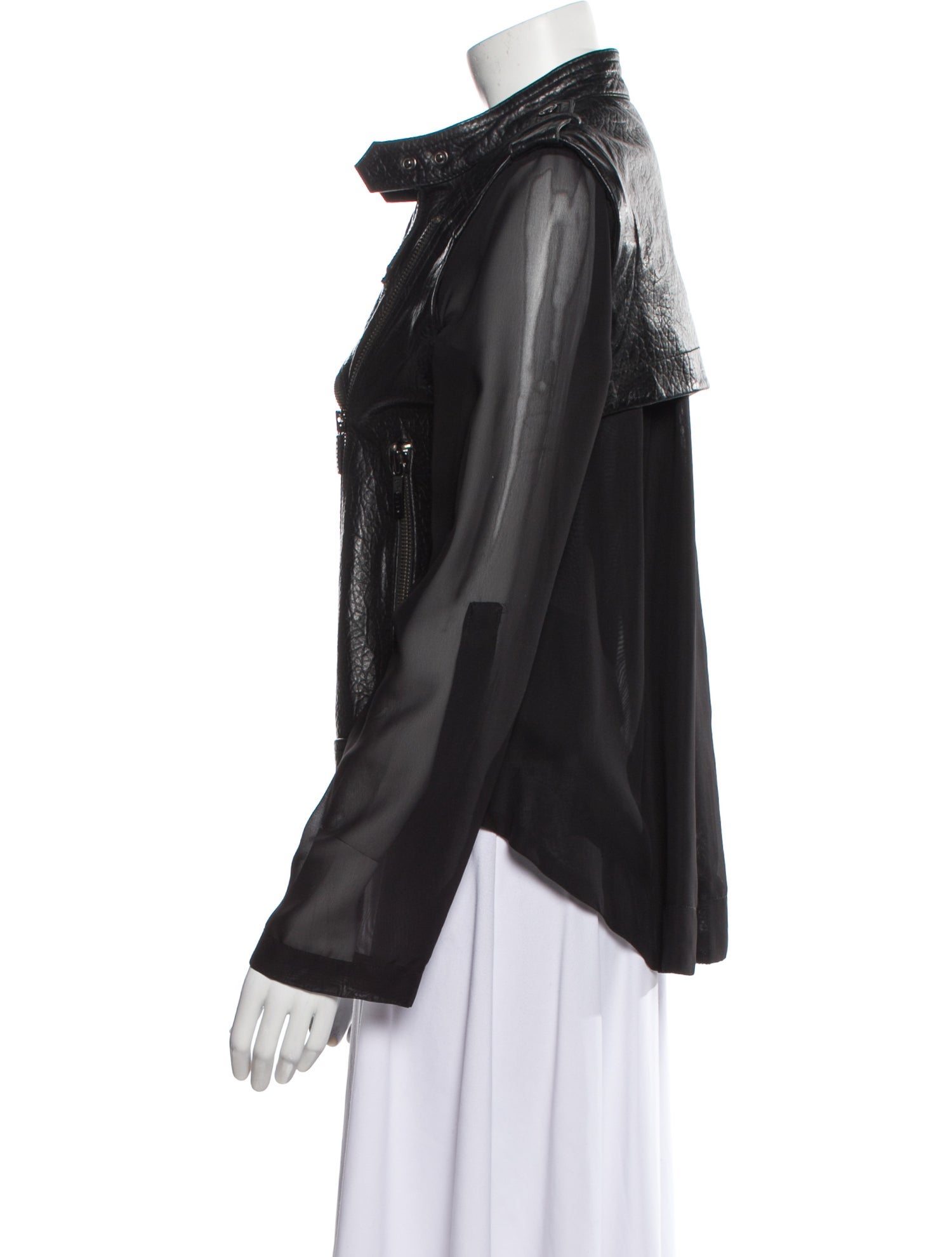 Ashley B Leather Biker Jacket