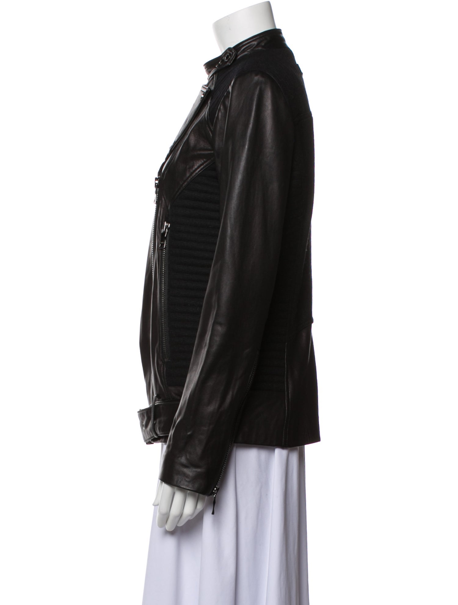 Ashley B Leather Biker Jacket