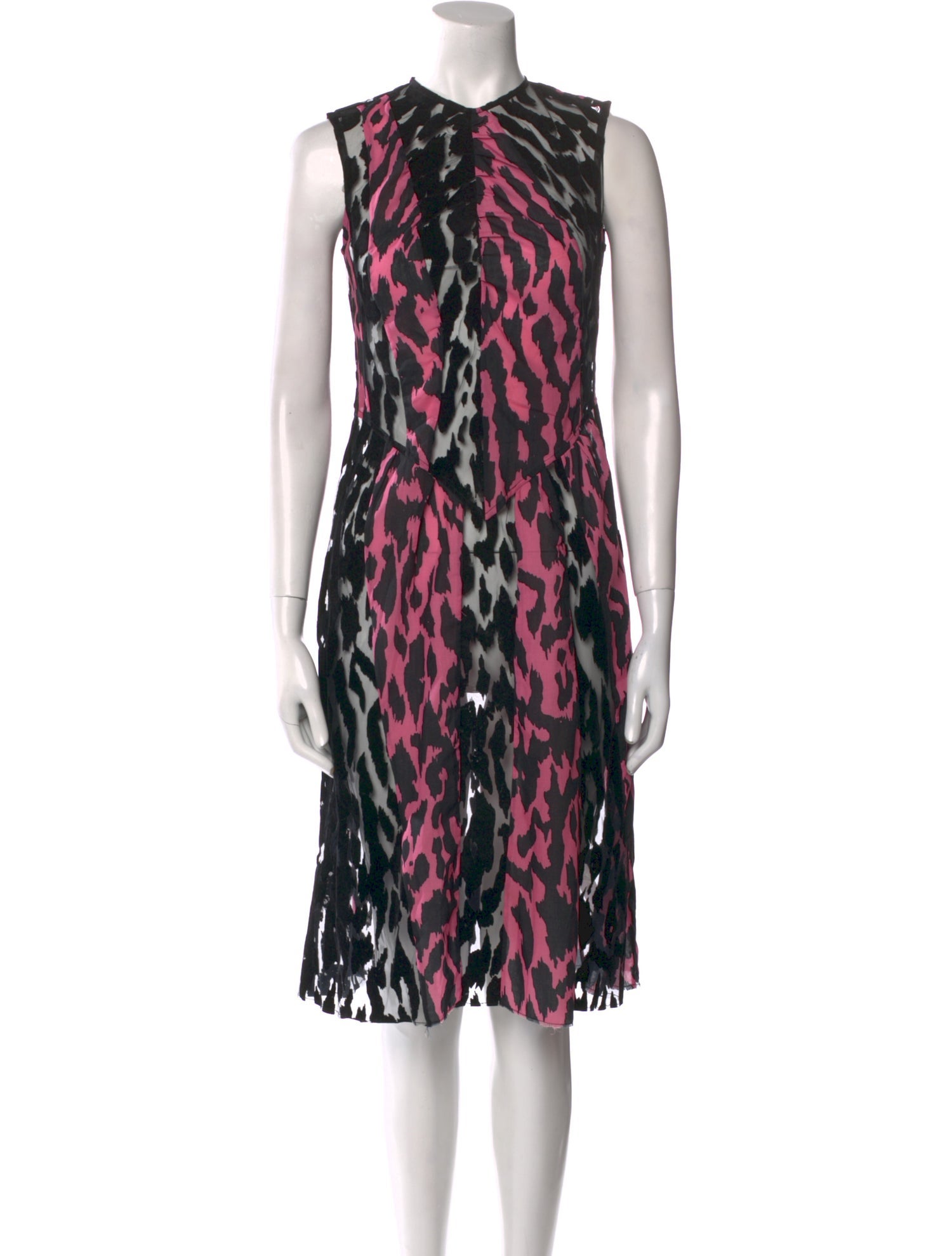 Ashley Williams Printed Knee-Length Dress
