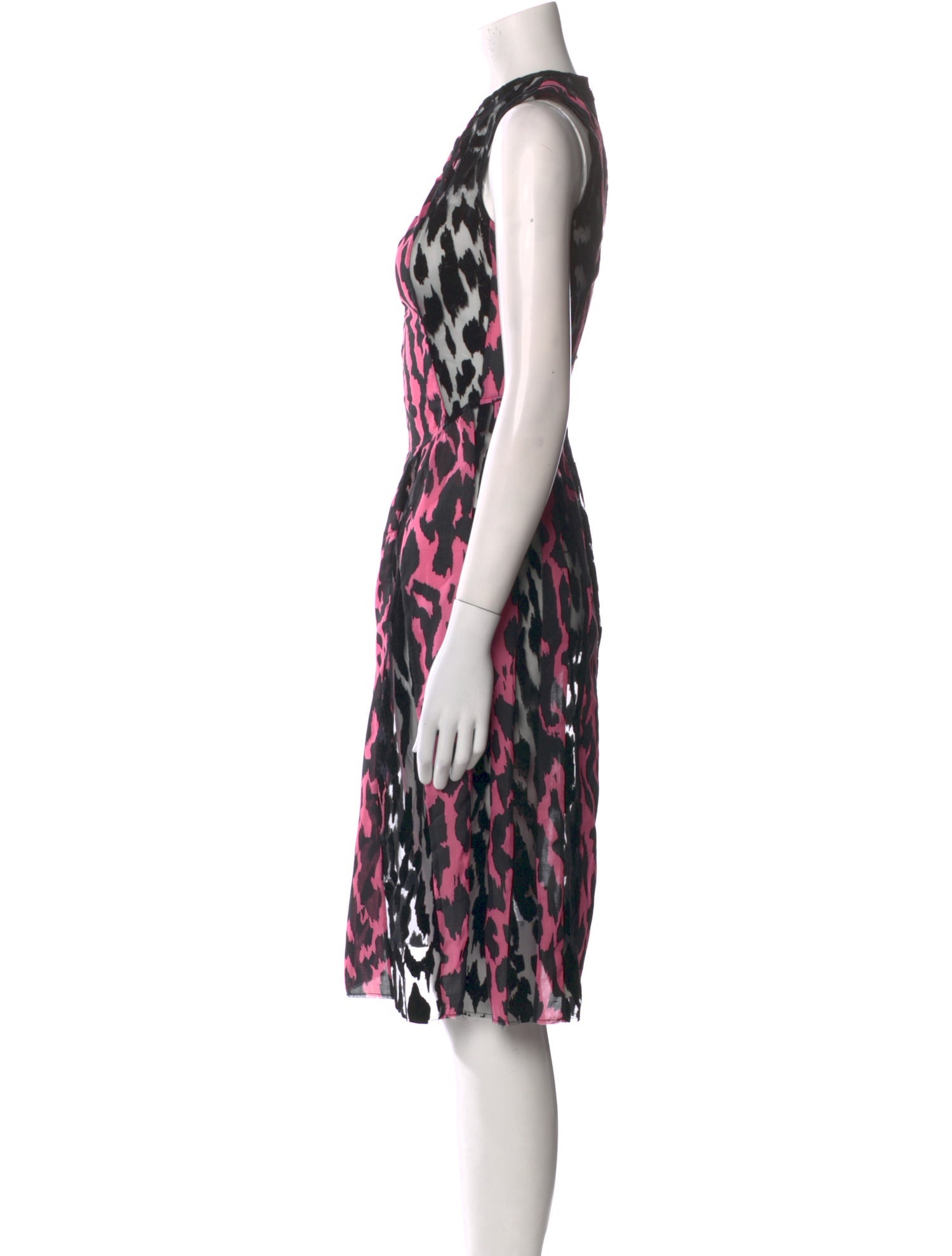 Ashley Williams Printed Knee-Length Dress