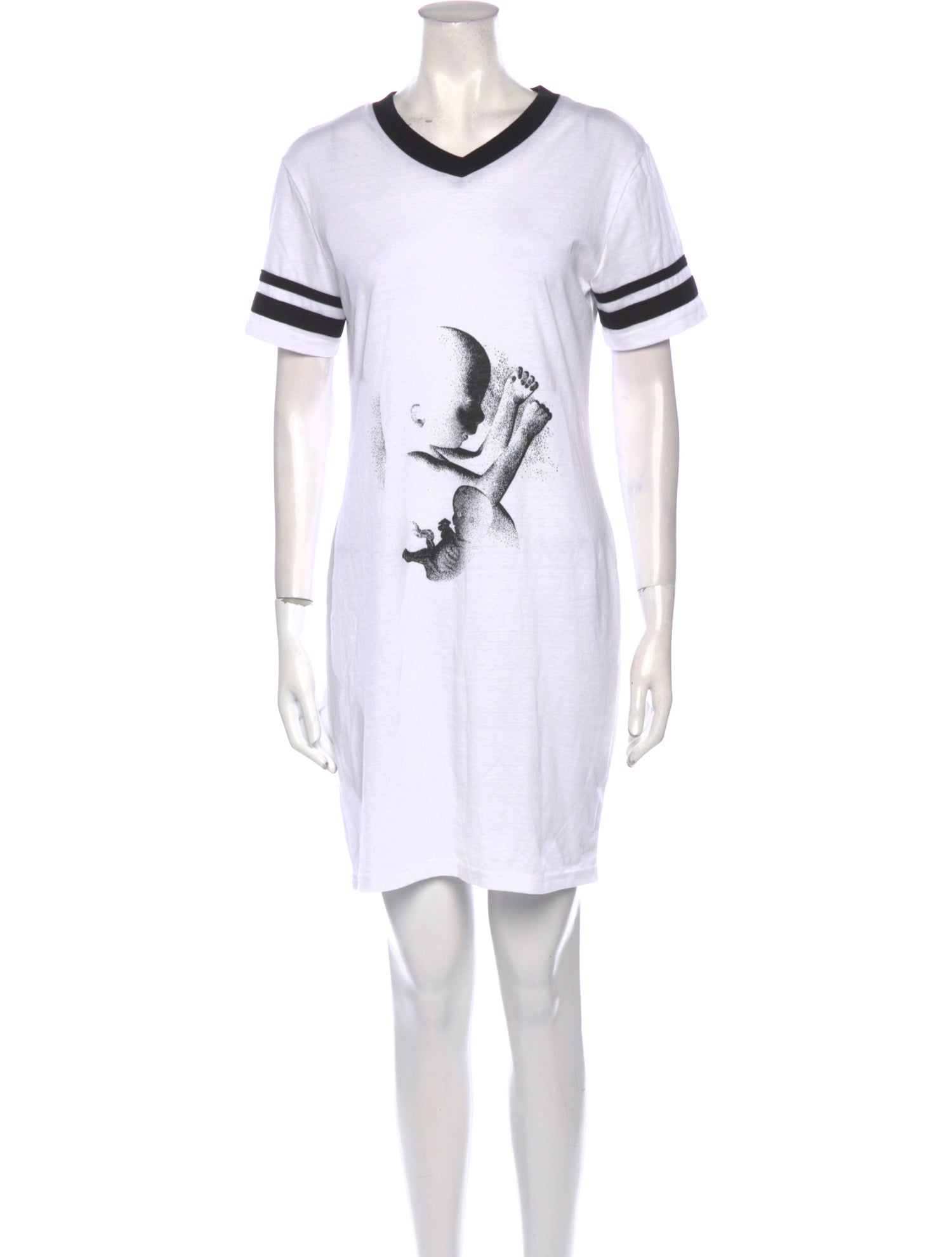 Ashley Williams Graphic Print Mini Dress