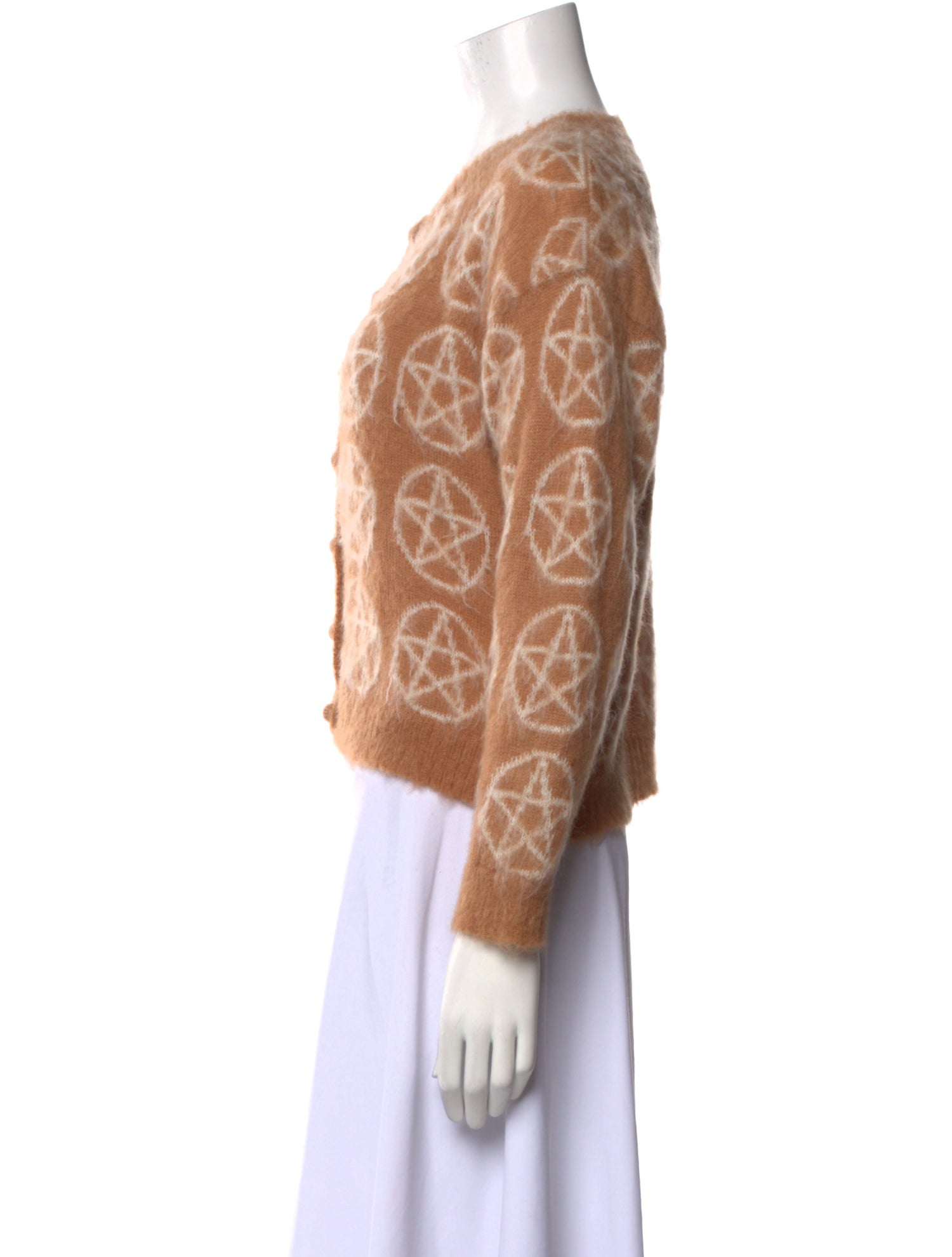 Ashley Williams Printed Crew Neck Sweater