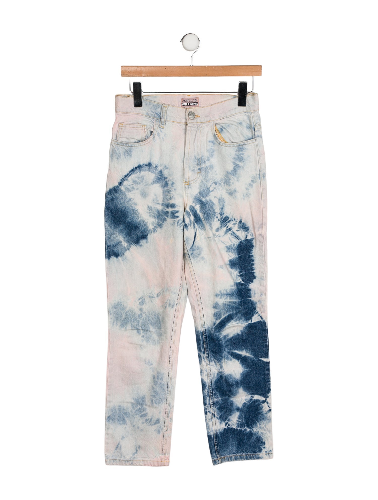 Ashley Williams High-Rise Straight Leg Jeans