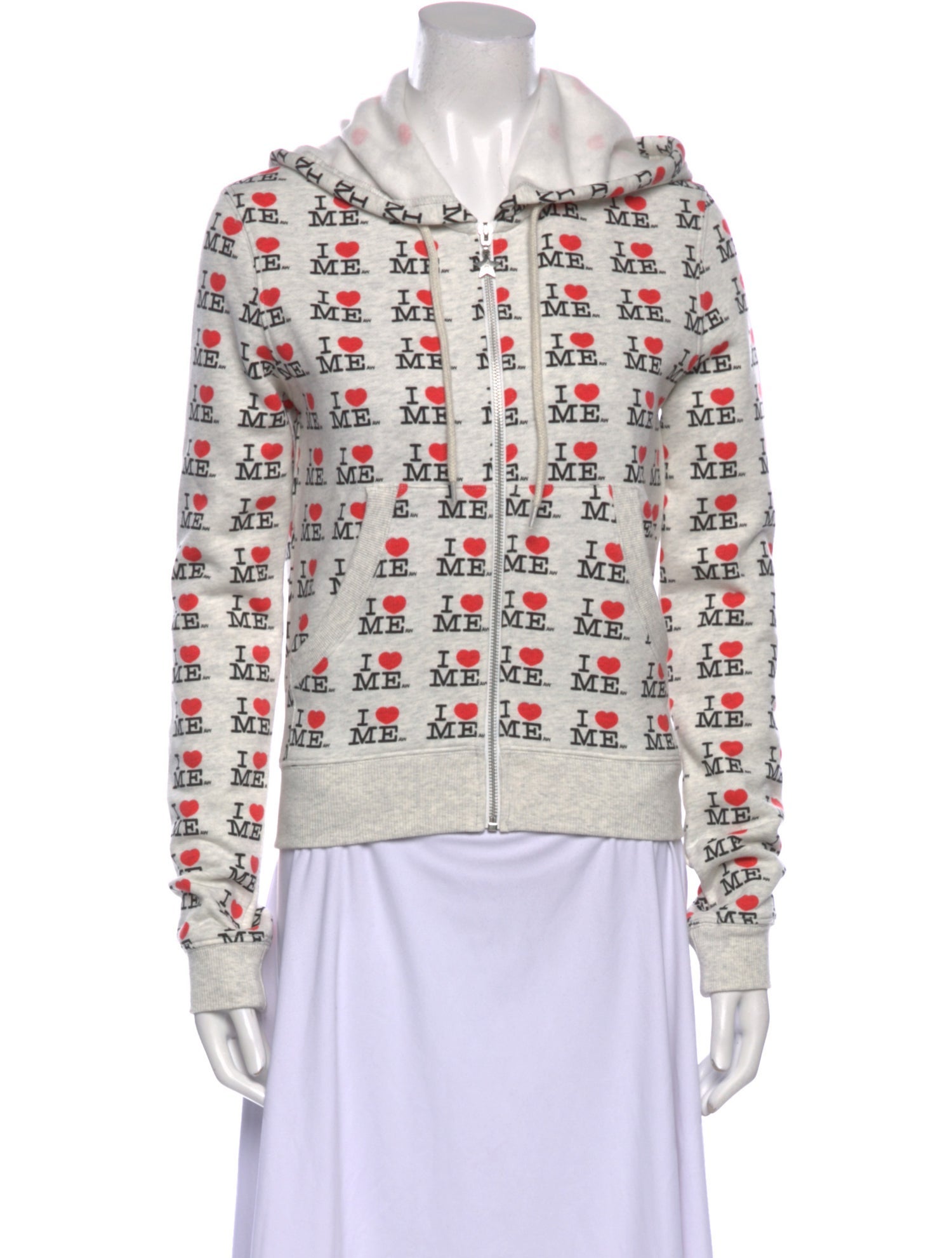 Ashley Williams Printed Mock Neck Sweatshirt