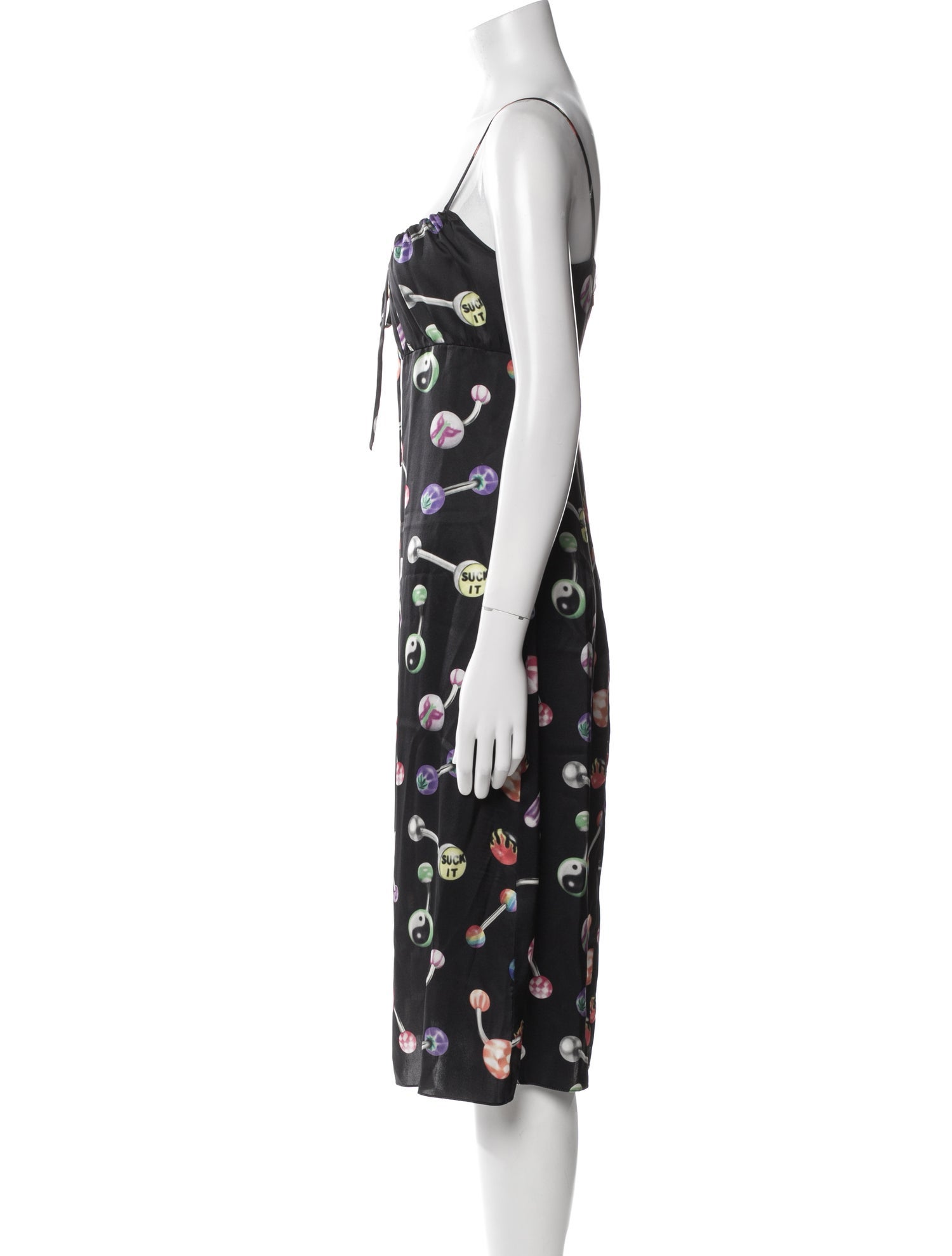 Ashley Williams Silk Midi Length Dress