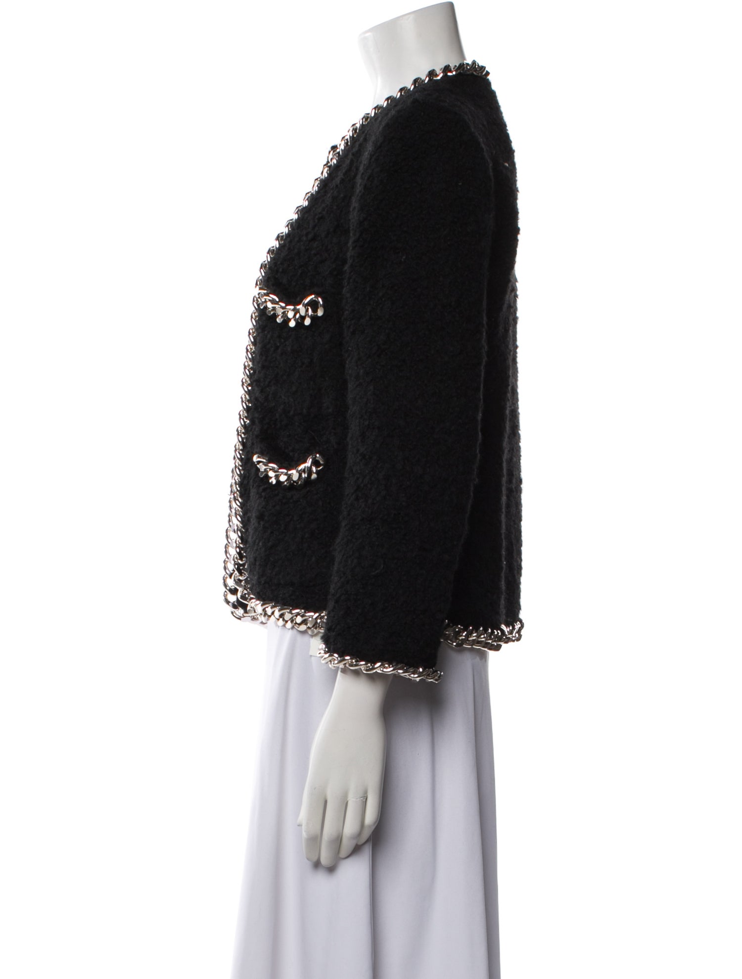 Ashley Williams Wool Tweed Pattern Evening Jacket