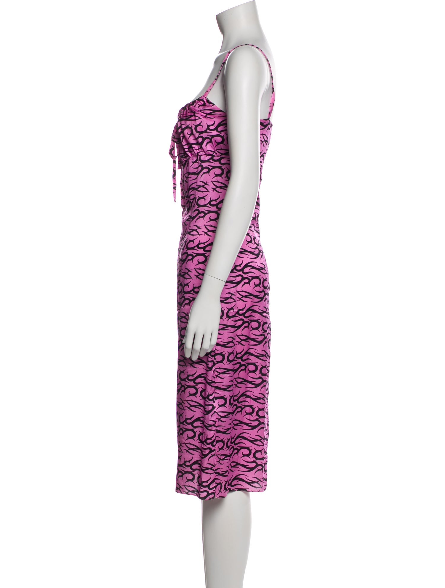 Ashley Williams Silk Midi Length Dress