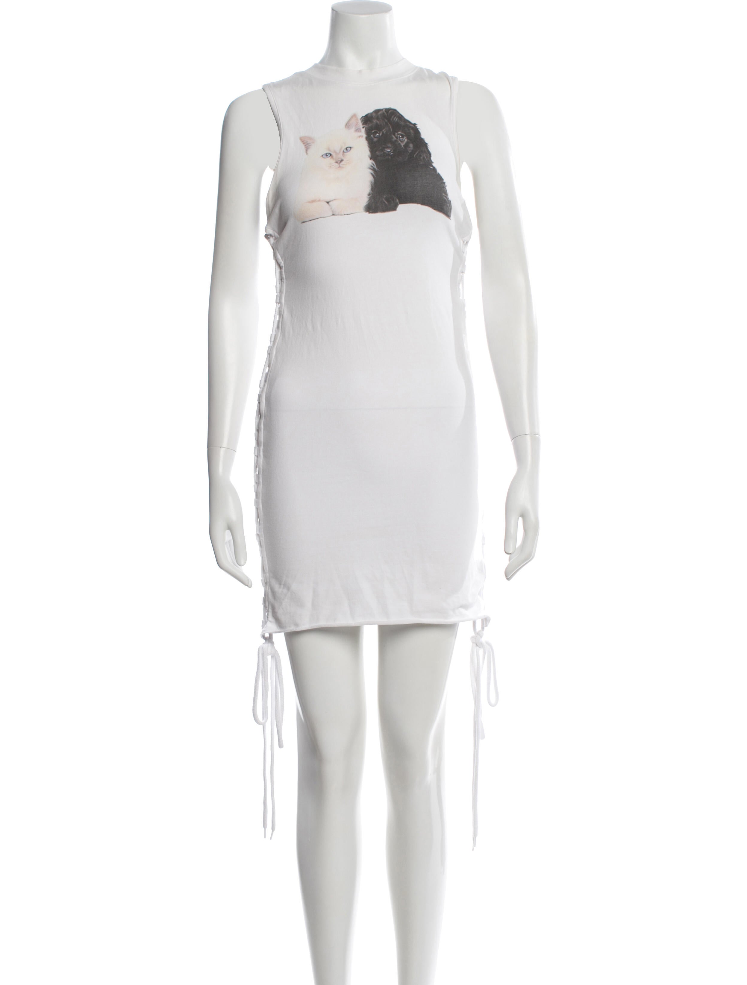 Ashley Williams Square Neckline Mini Dress