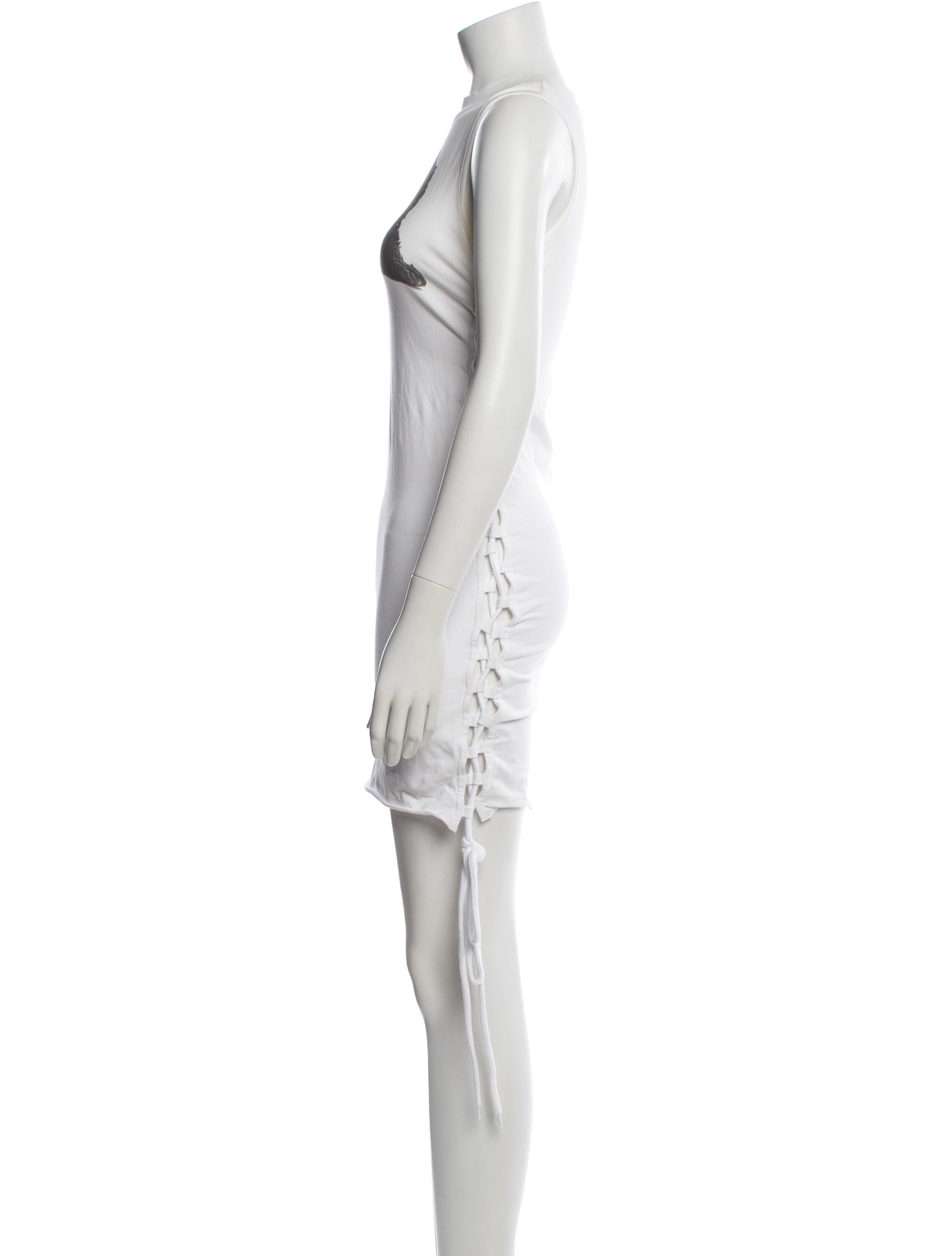 Ashley Williams Square Neckline Mini Dress