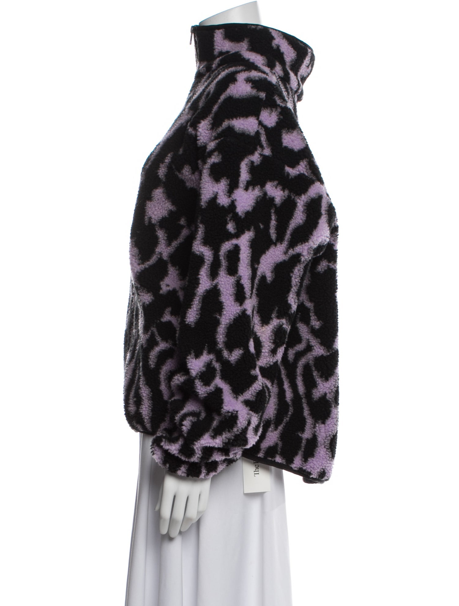 Ashley Williams Printed Faux Fur Jacket