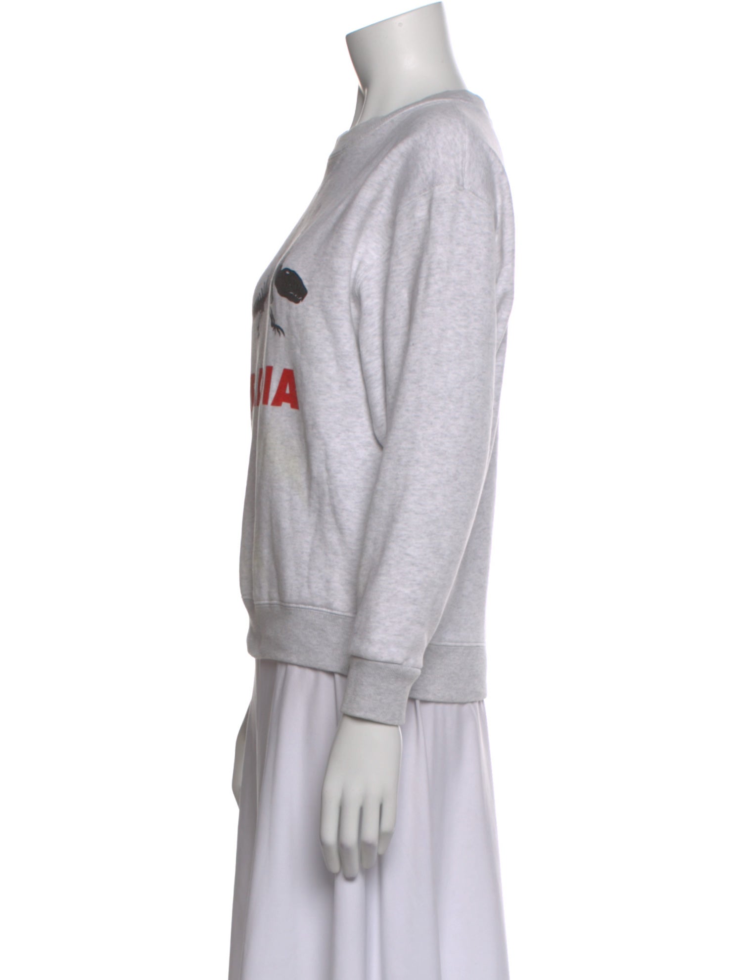 Ashley Williams Graphic Print Crew Neck Sweatshirt