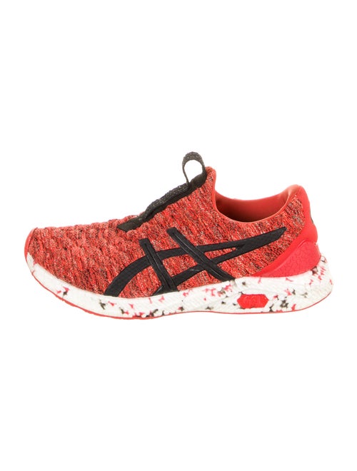 Asics Printed Athletic Sneakers Red
