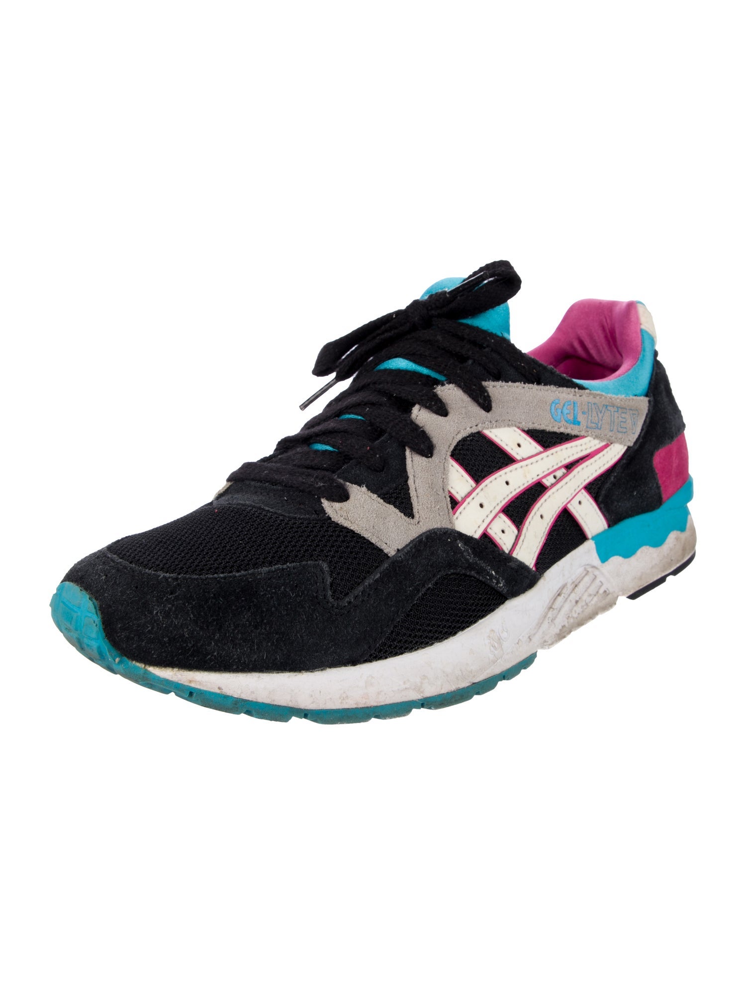 Asics Suede Printed Athletic Sneakers