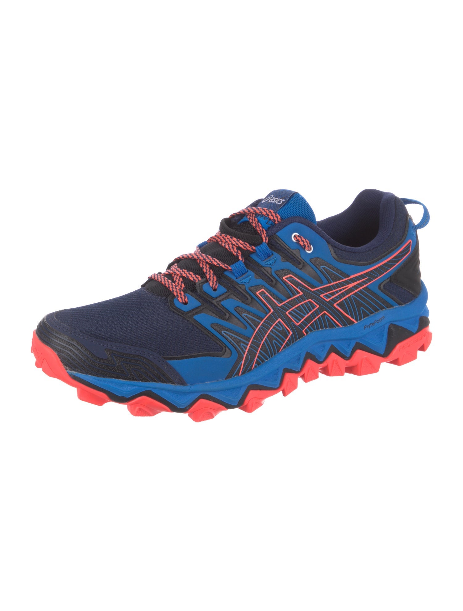 Asics Mesh Colorblock Pattern Athletic Sneakers