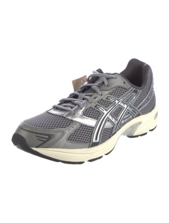Asics Mesh Leather Trim Embellishment Athletic Sneakers