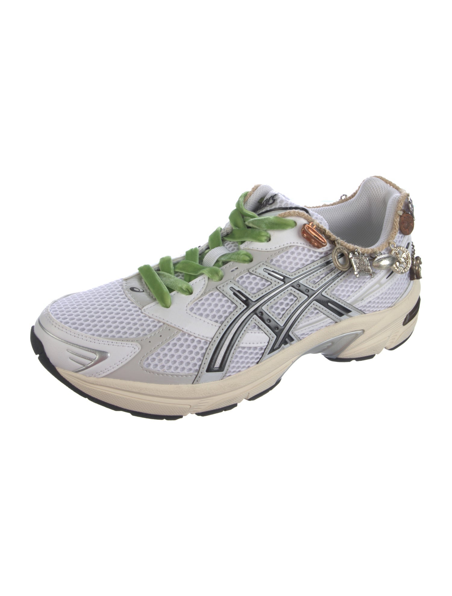 Asics Mesh Chain-Link Accents Athletic Sneakers