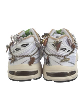 Asics Mesh Chain-Link Accents Athletic Sneakers